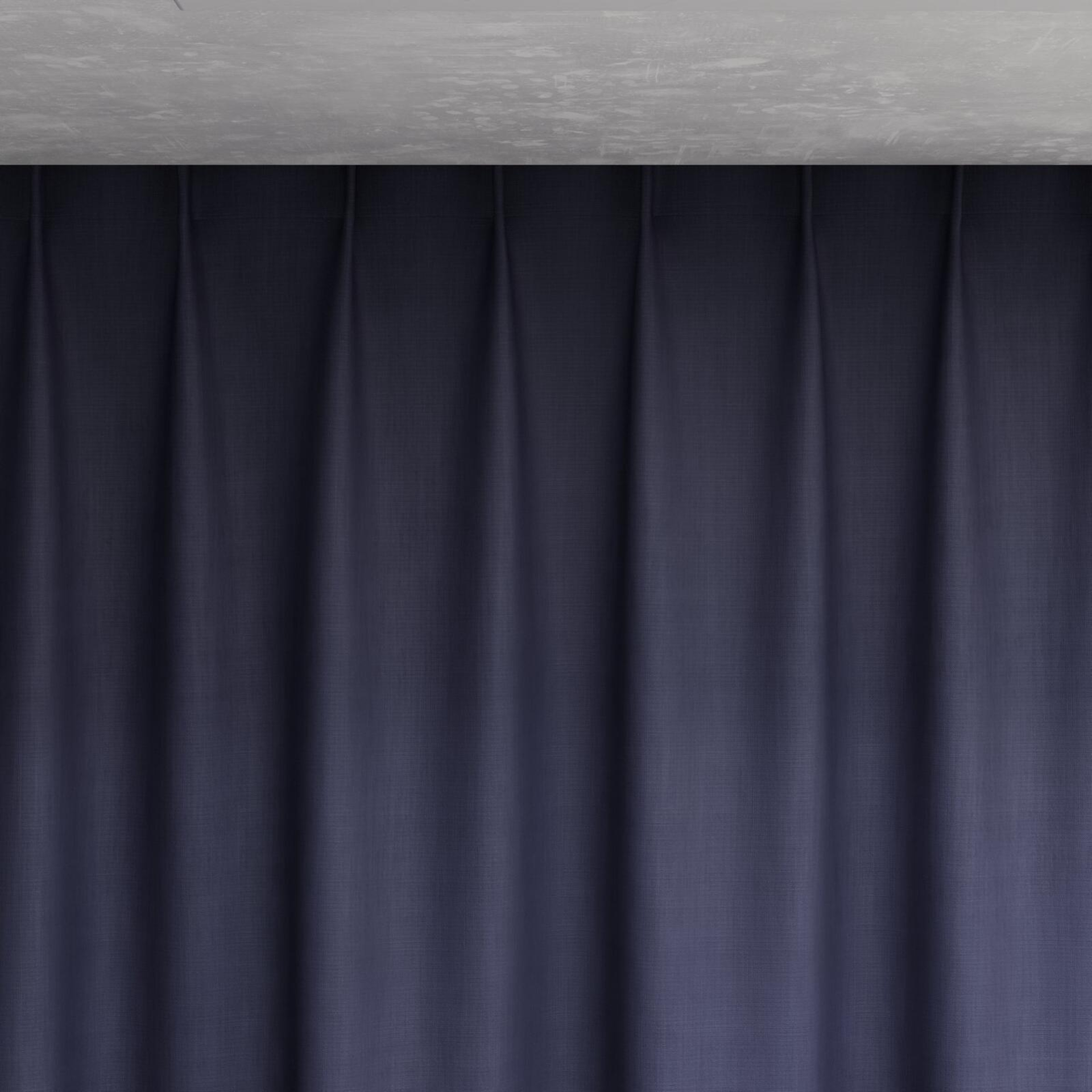 Top view of Lexicon Indigo, pinch pleat