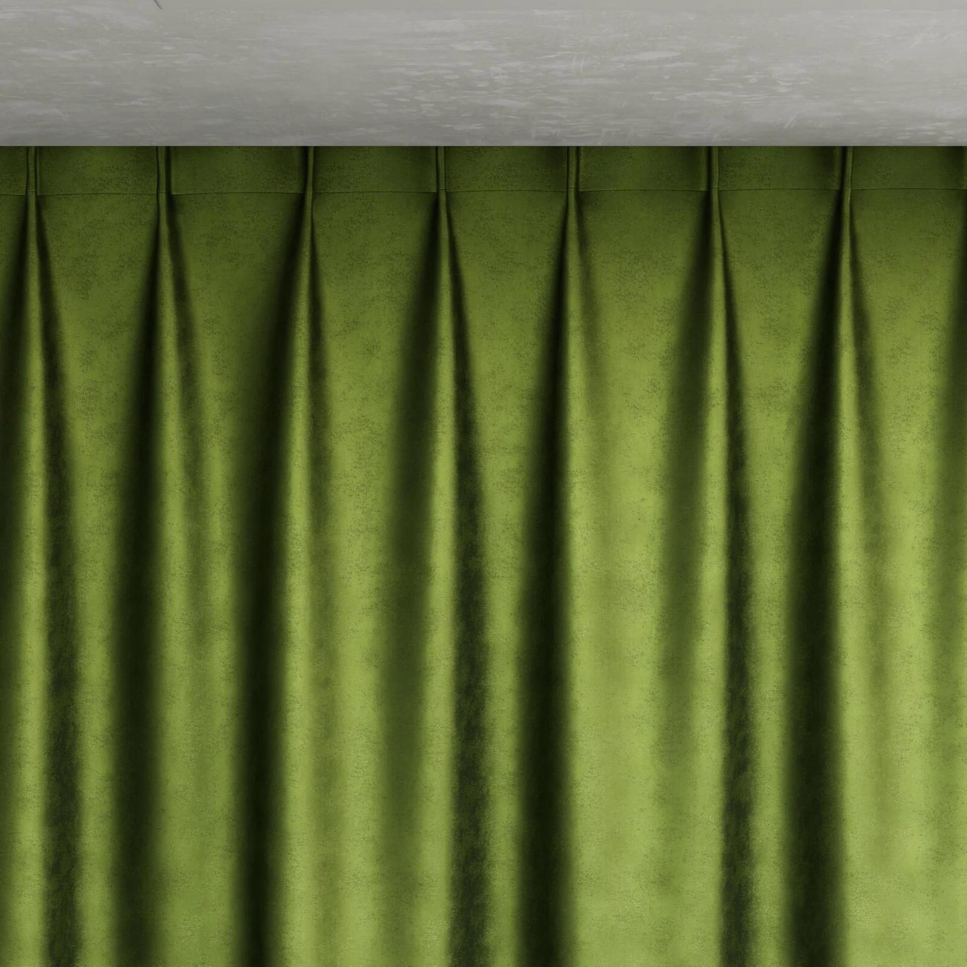 Top view of Fizz Cactus, pinch pleat