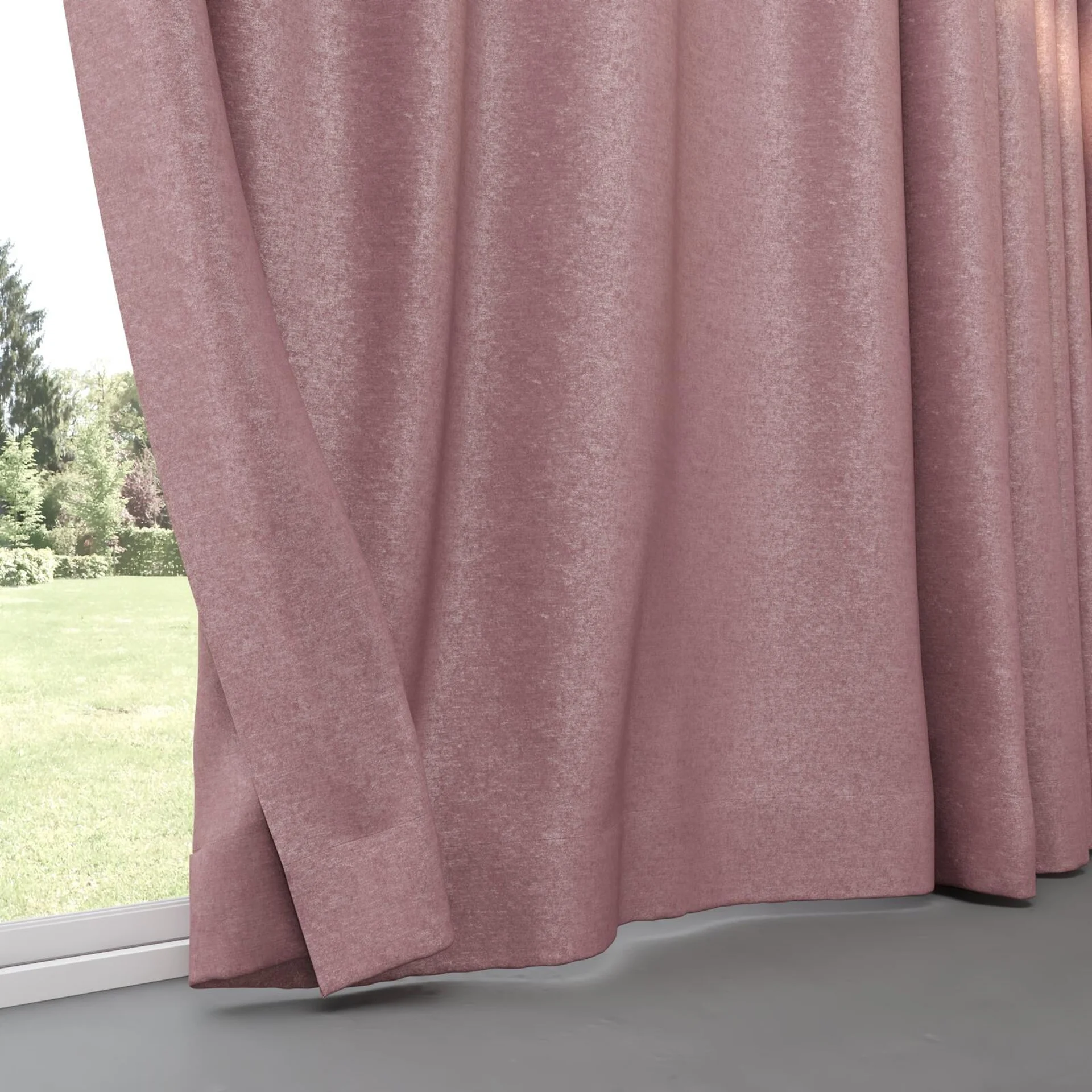 Bottom view of Drama Orchid, pinch pleat