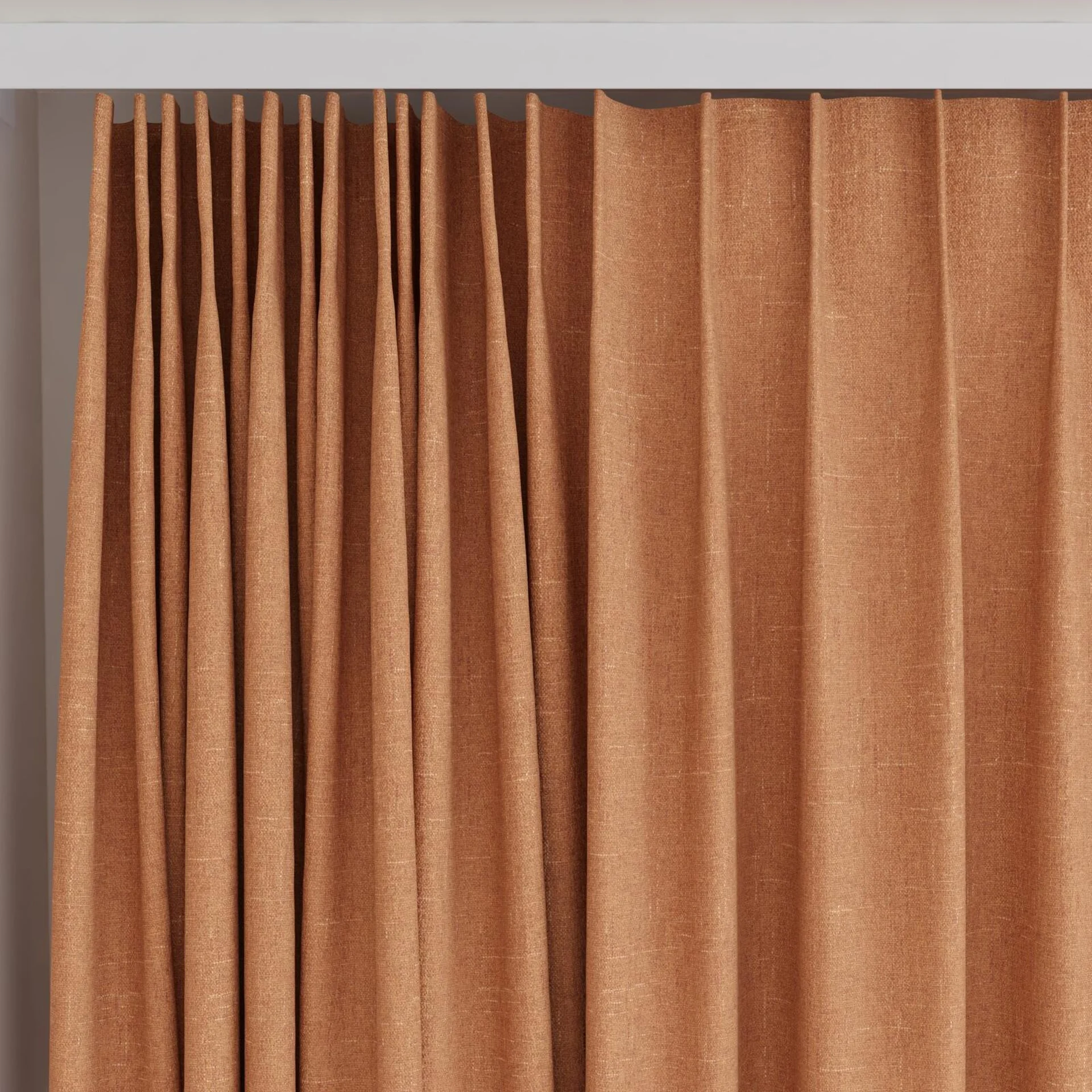 Top view of Cavalry Terra, on curtain rail