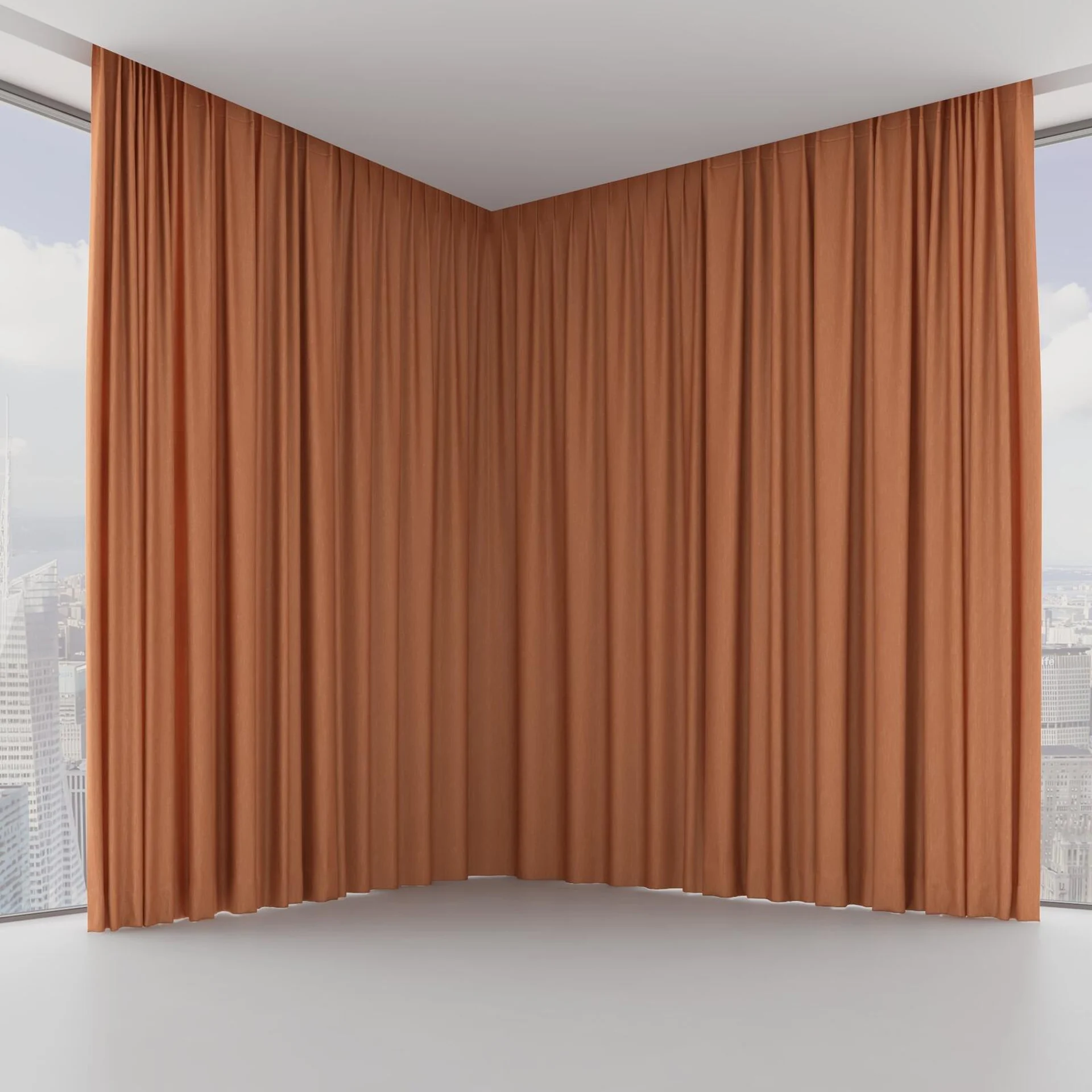 Front view of Excel Sienna, on hidden rail