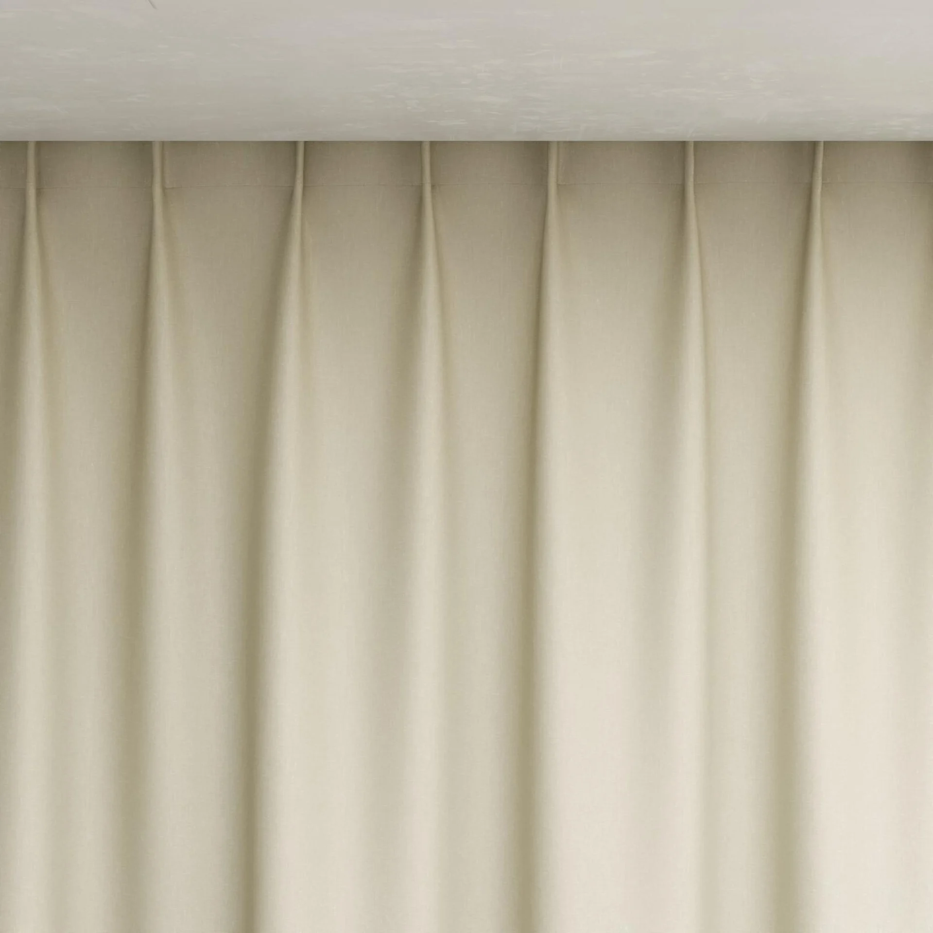 Top view of Naturama Sand, pinch pleat