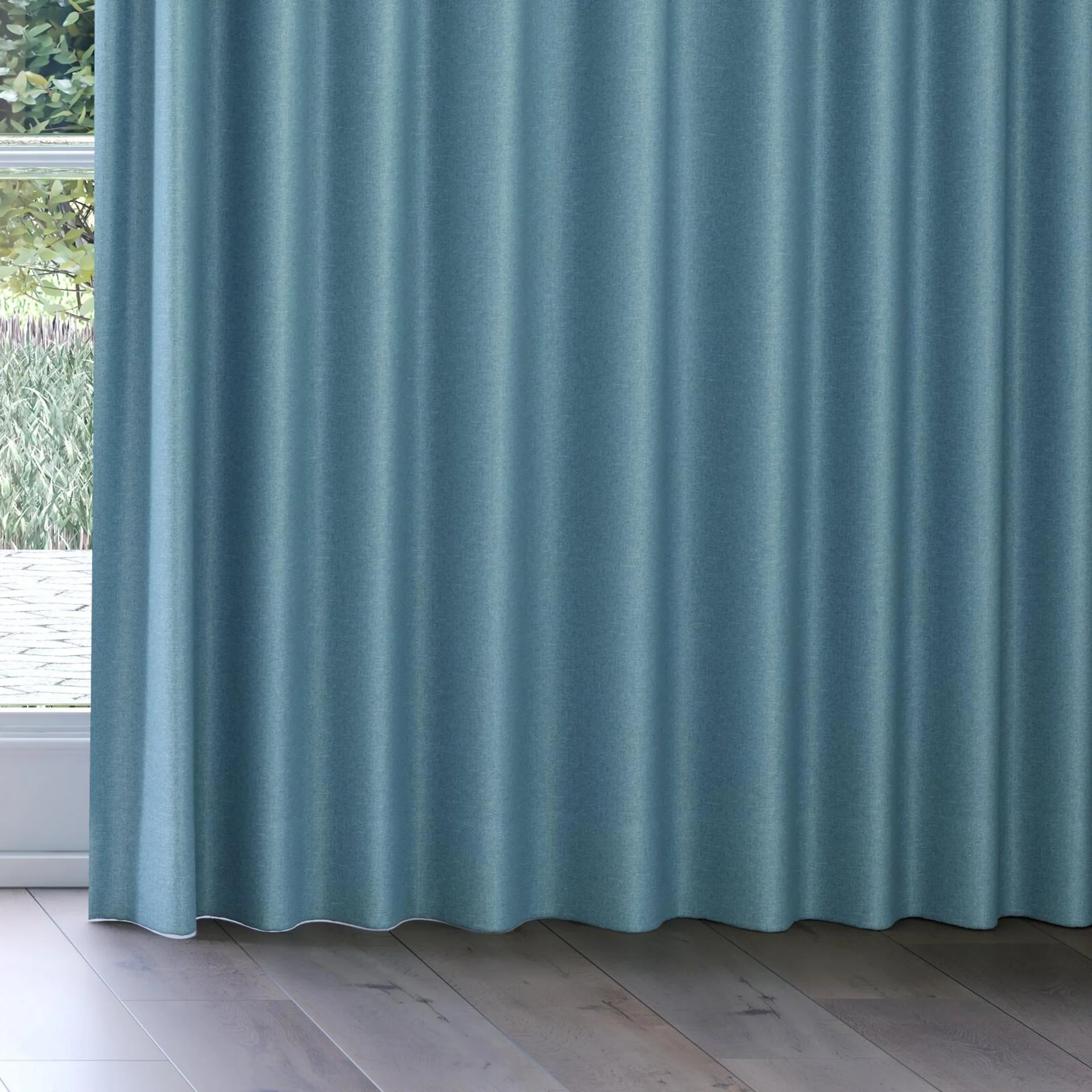 Bottom view of Jupiter Scuba, on curtain rail