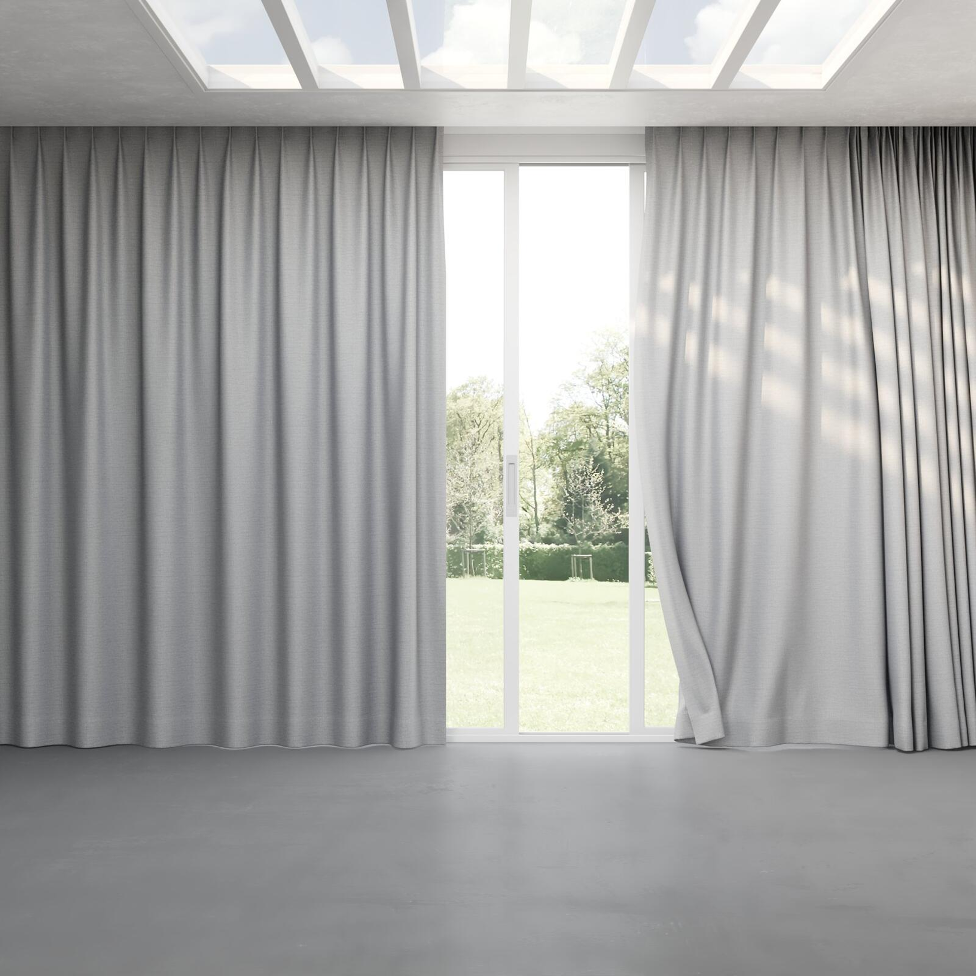 Full view of Linex Sterling, pinch pleat