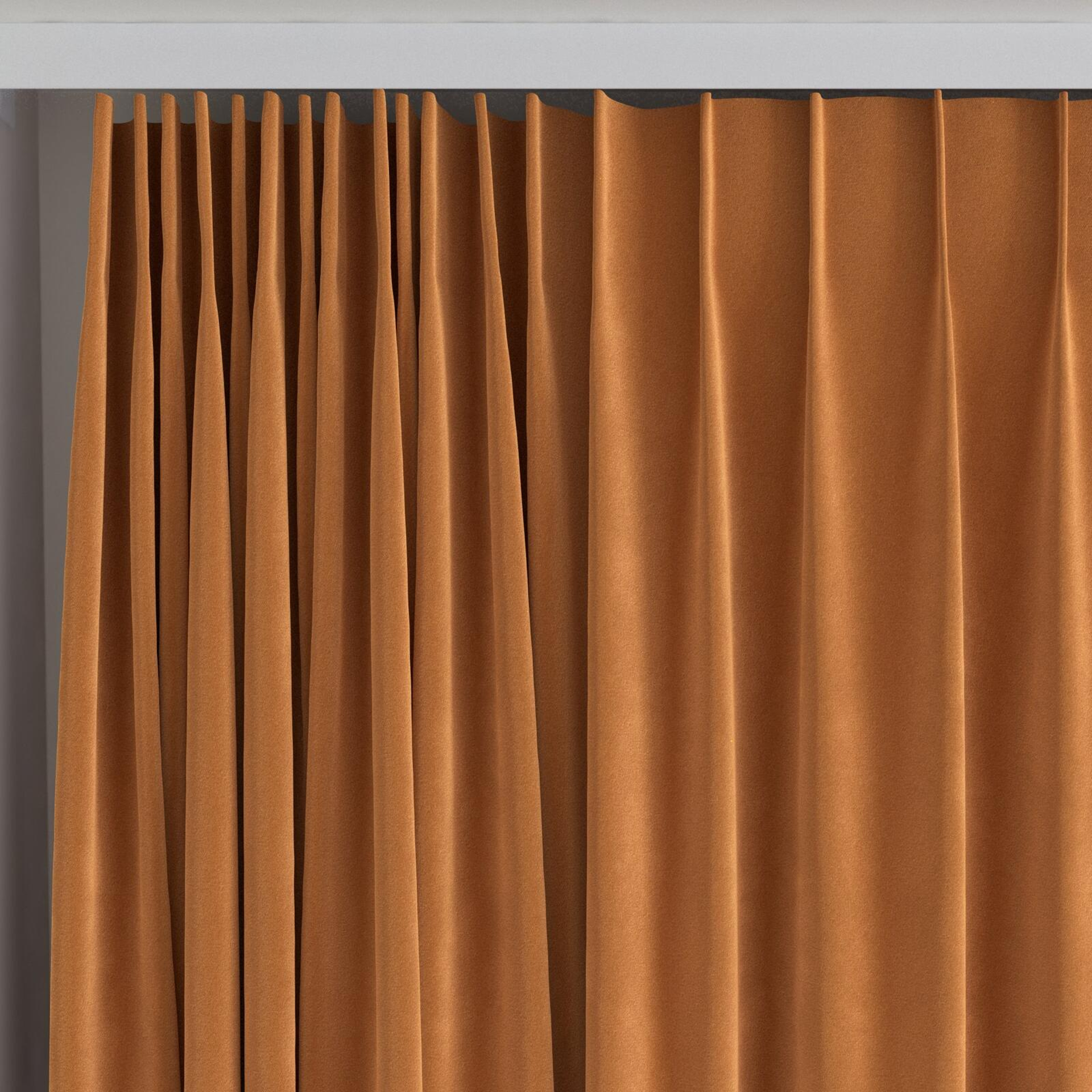 Top view of Verbier Terra, on curtain rail