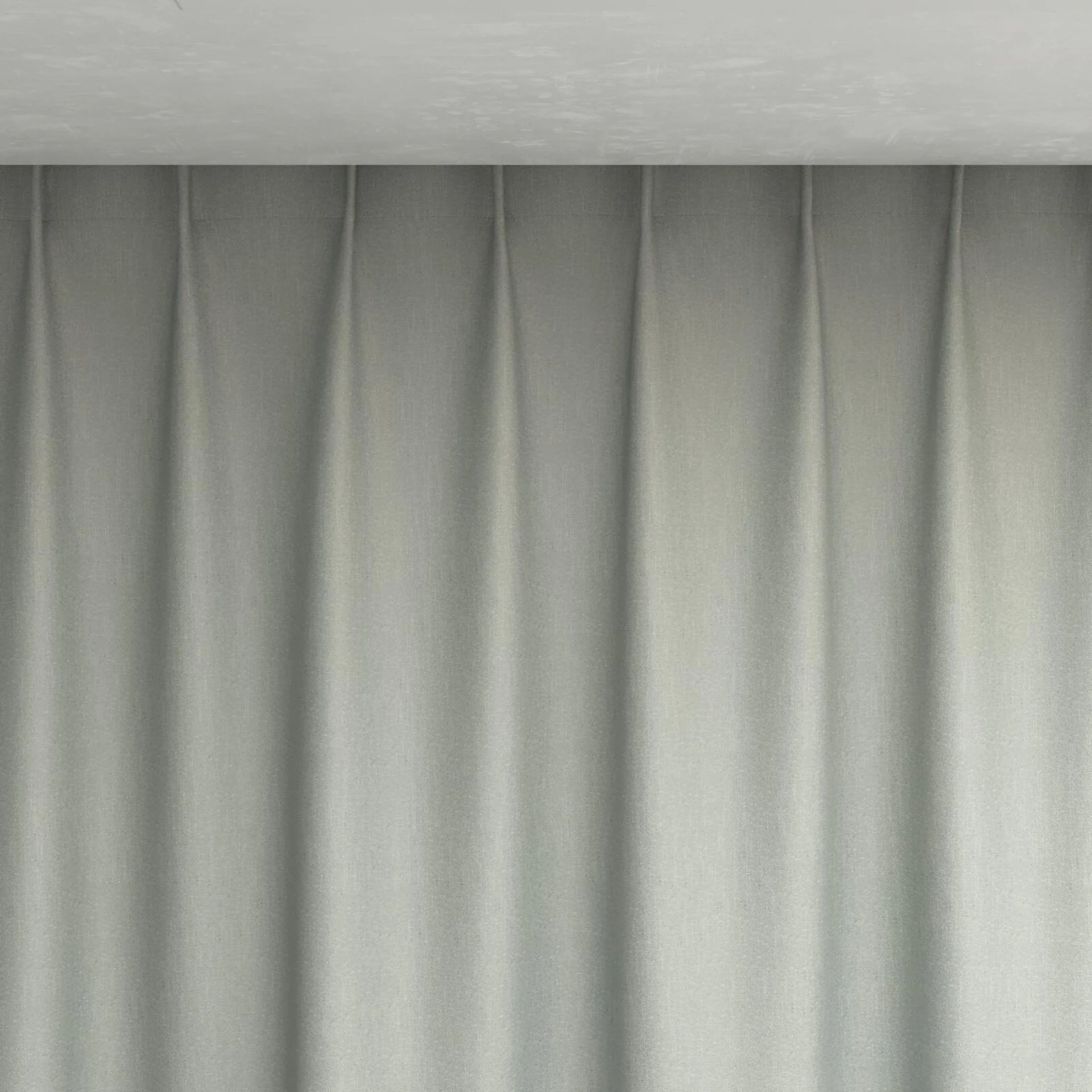 Top view of Excel Fog, pinch pleat