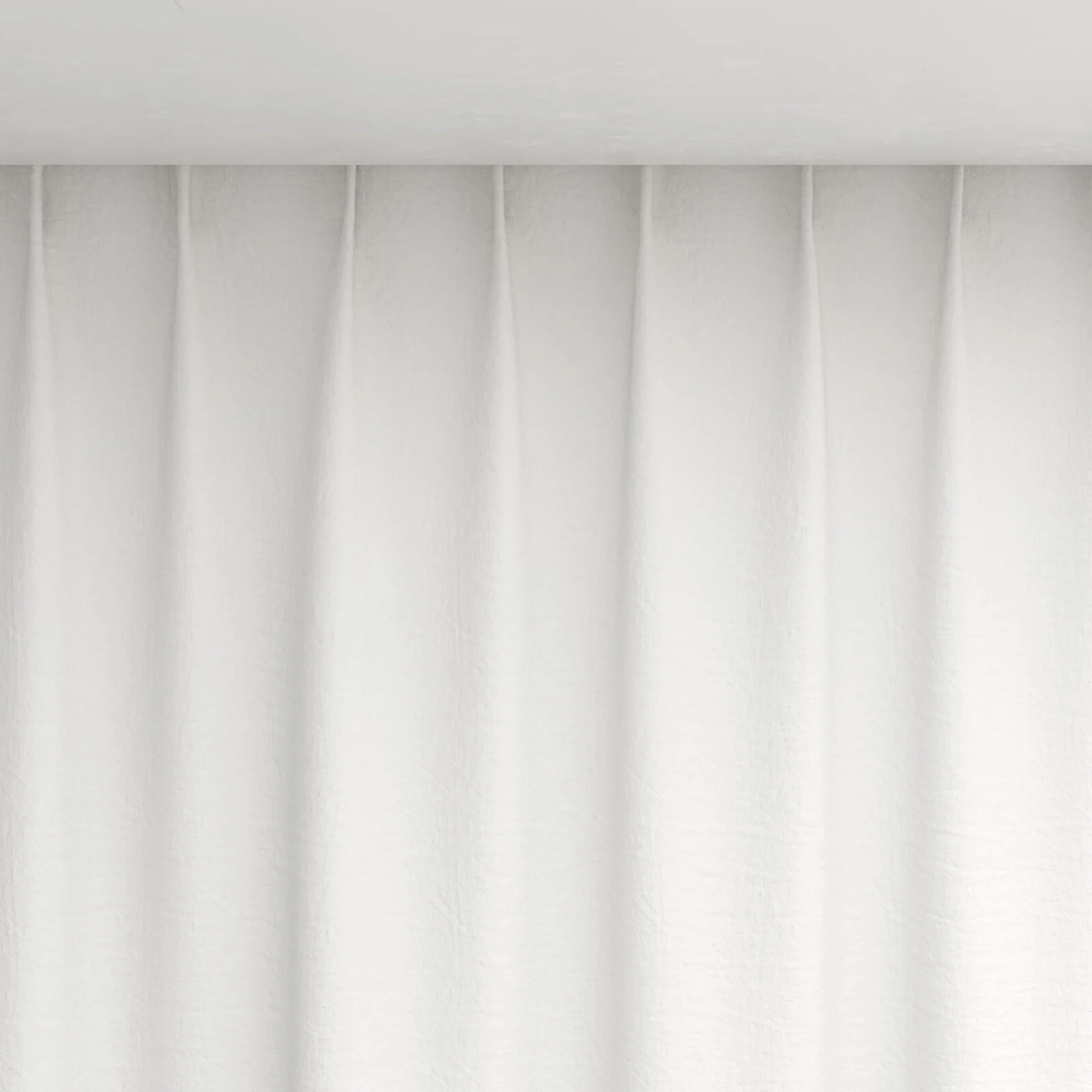 Top view of Obi Stonewash Ricepaper, pinch pleat