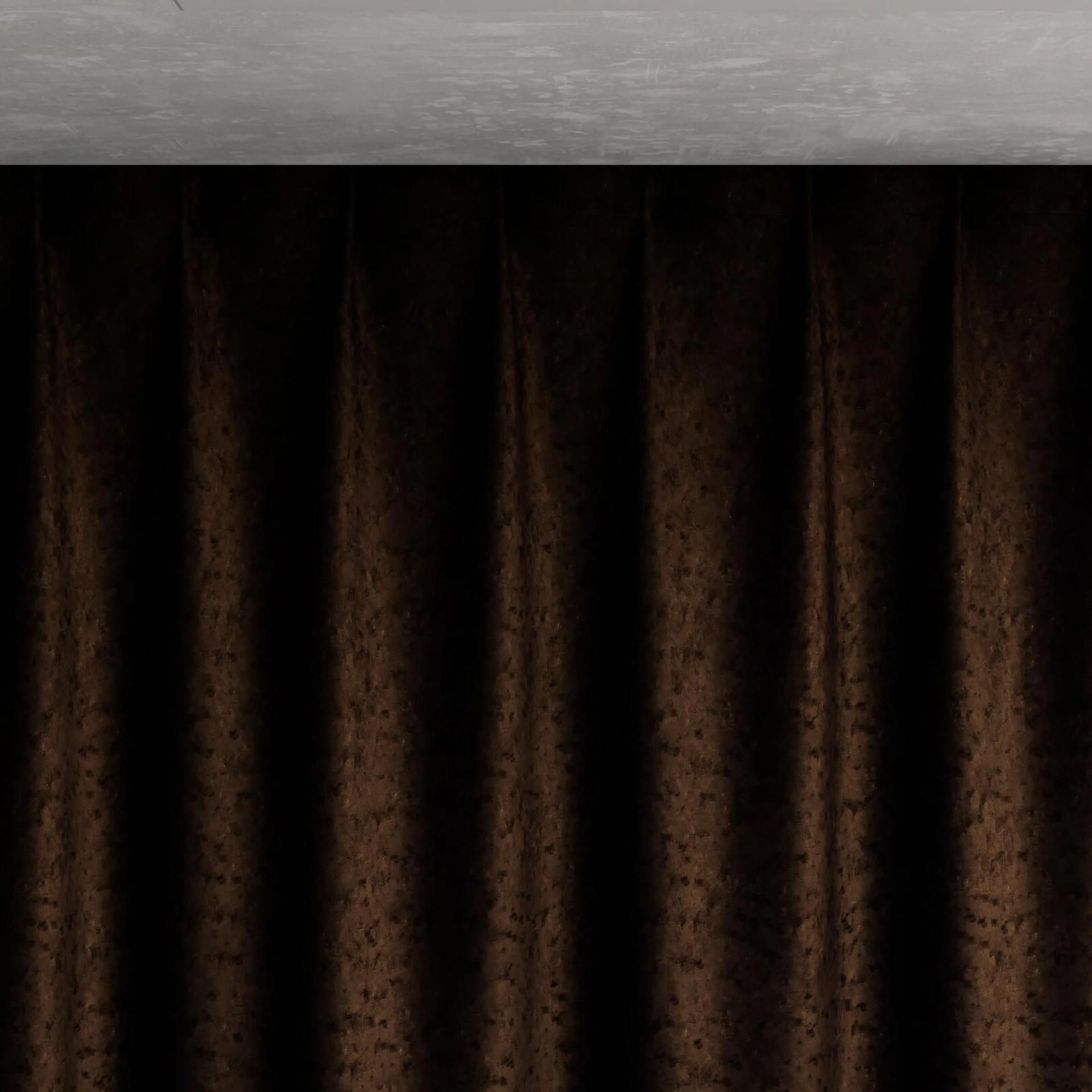 Top view of Opera Truffle, pinch pleat
