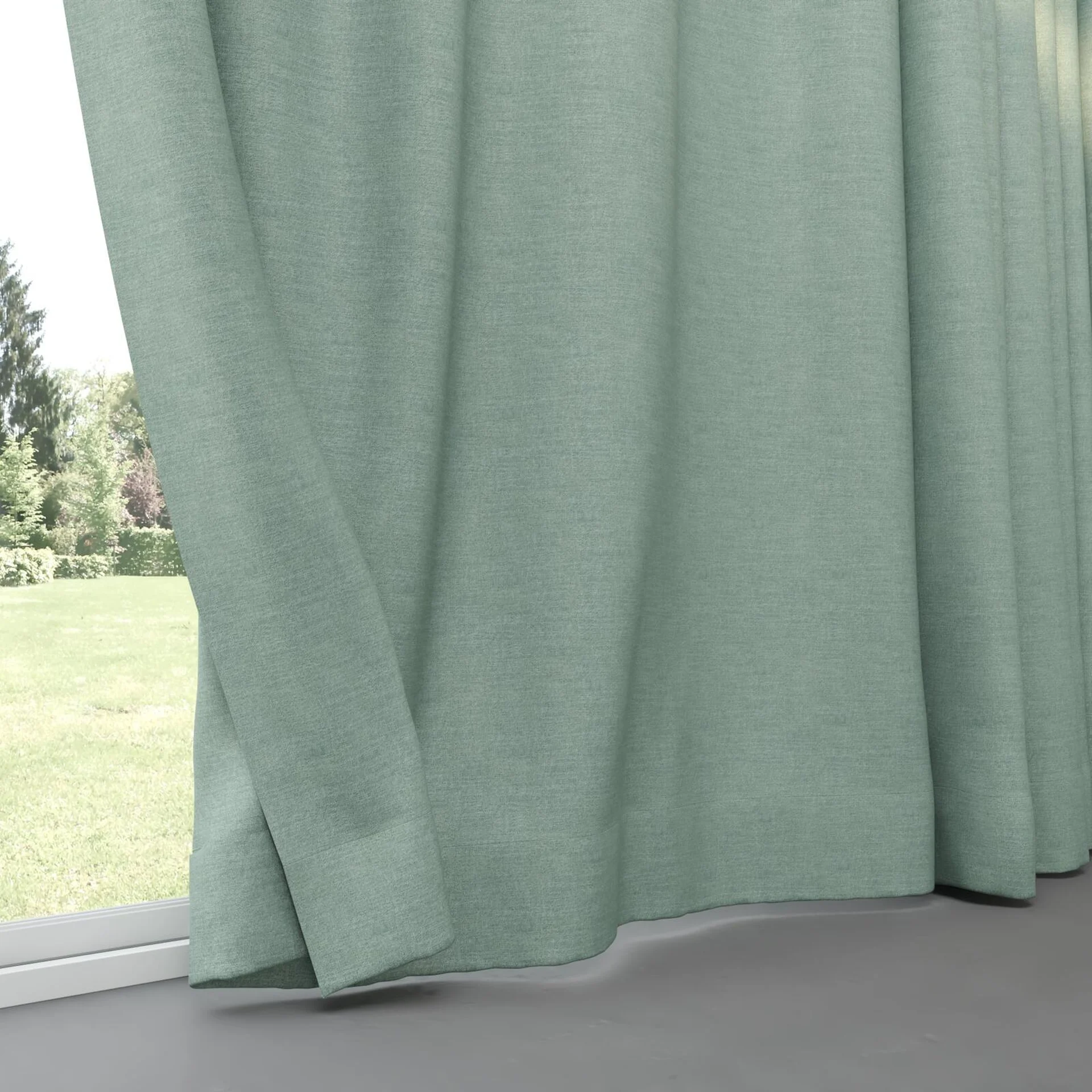 Bottom view of Casual Abyss, pinch pleat