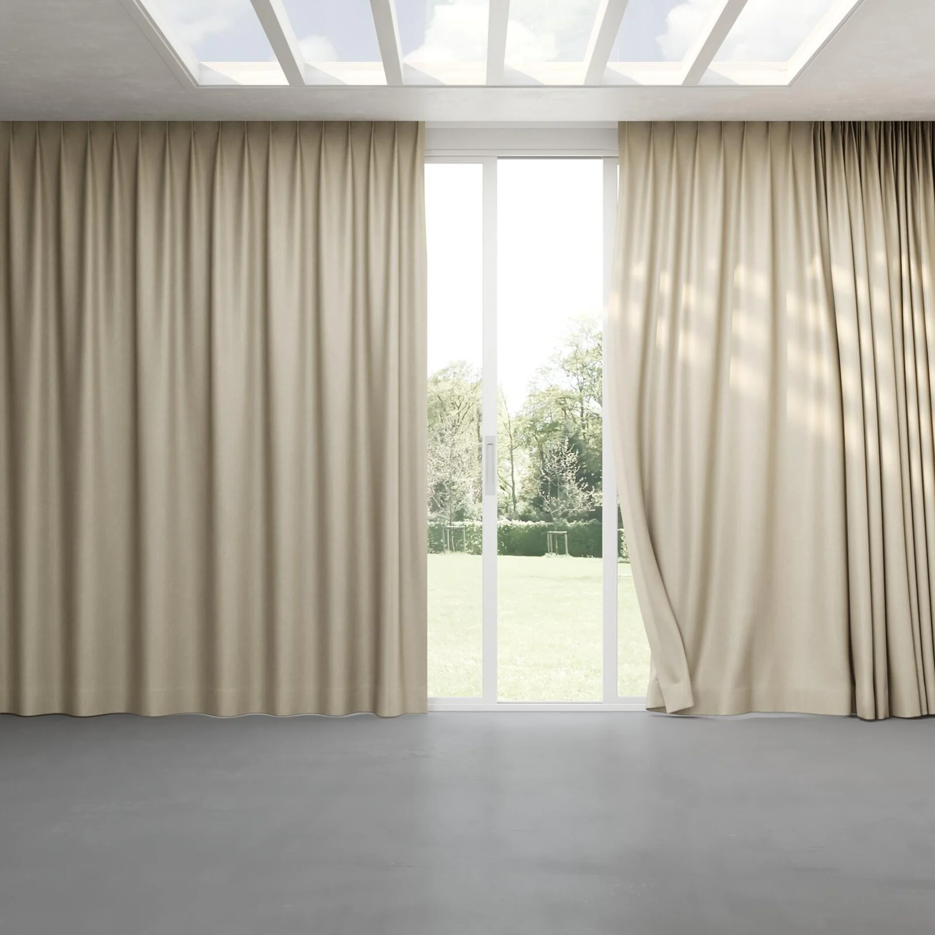 Full view of Glamour Fossil, pinch pleat