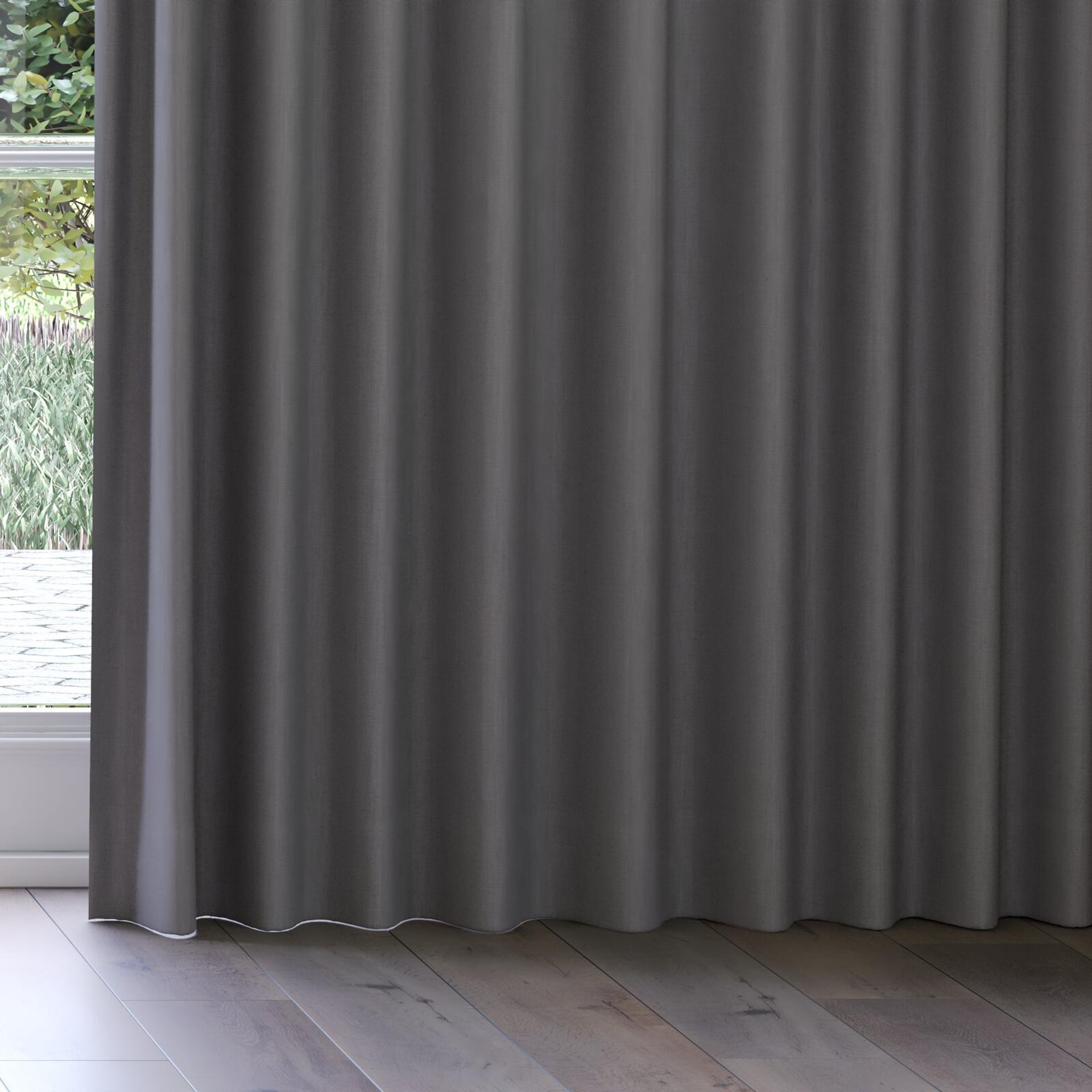 Bottom view of Tasman UC Graphite, on curtain rail