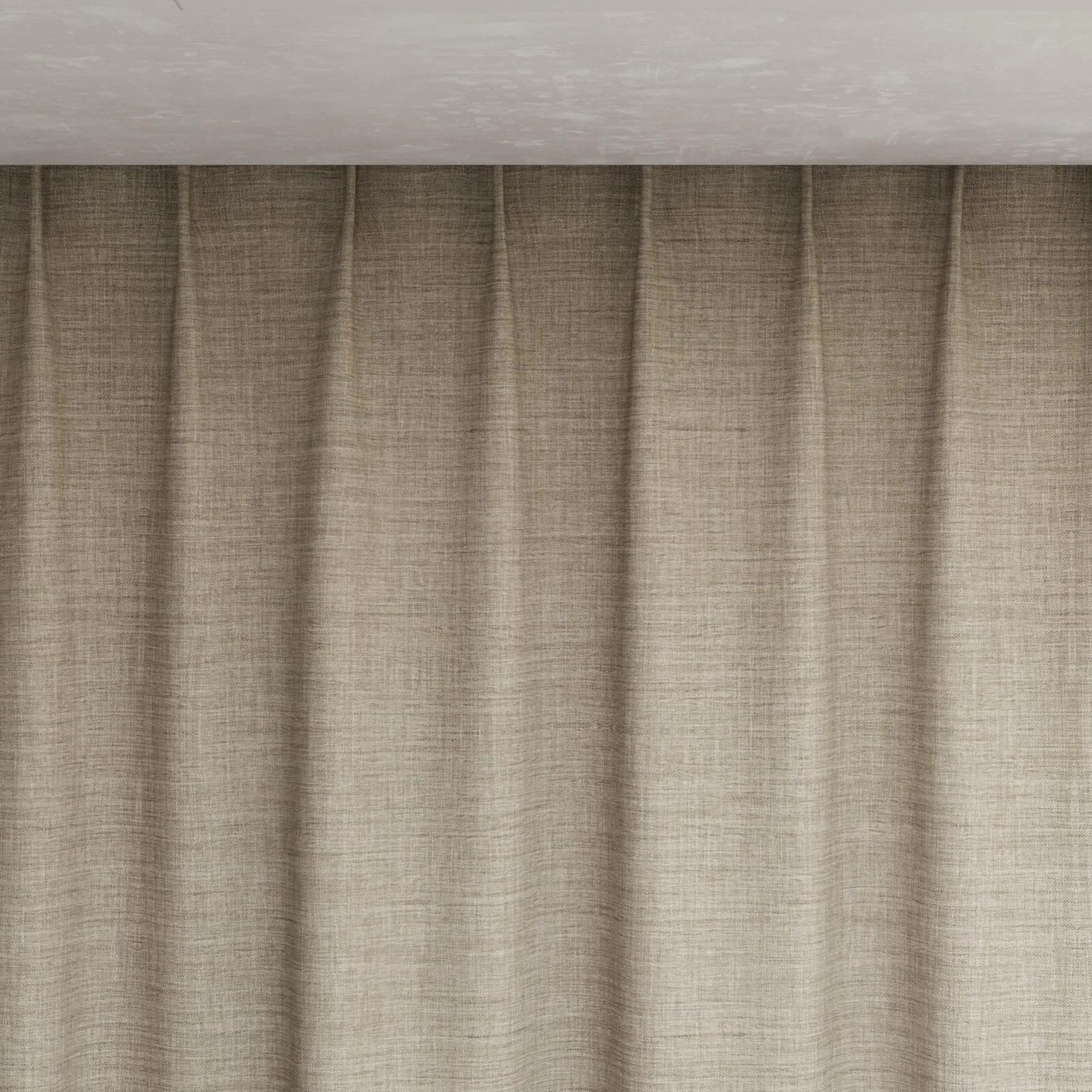 Top view of Chatham Rope, pinch pleat