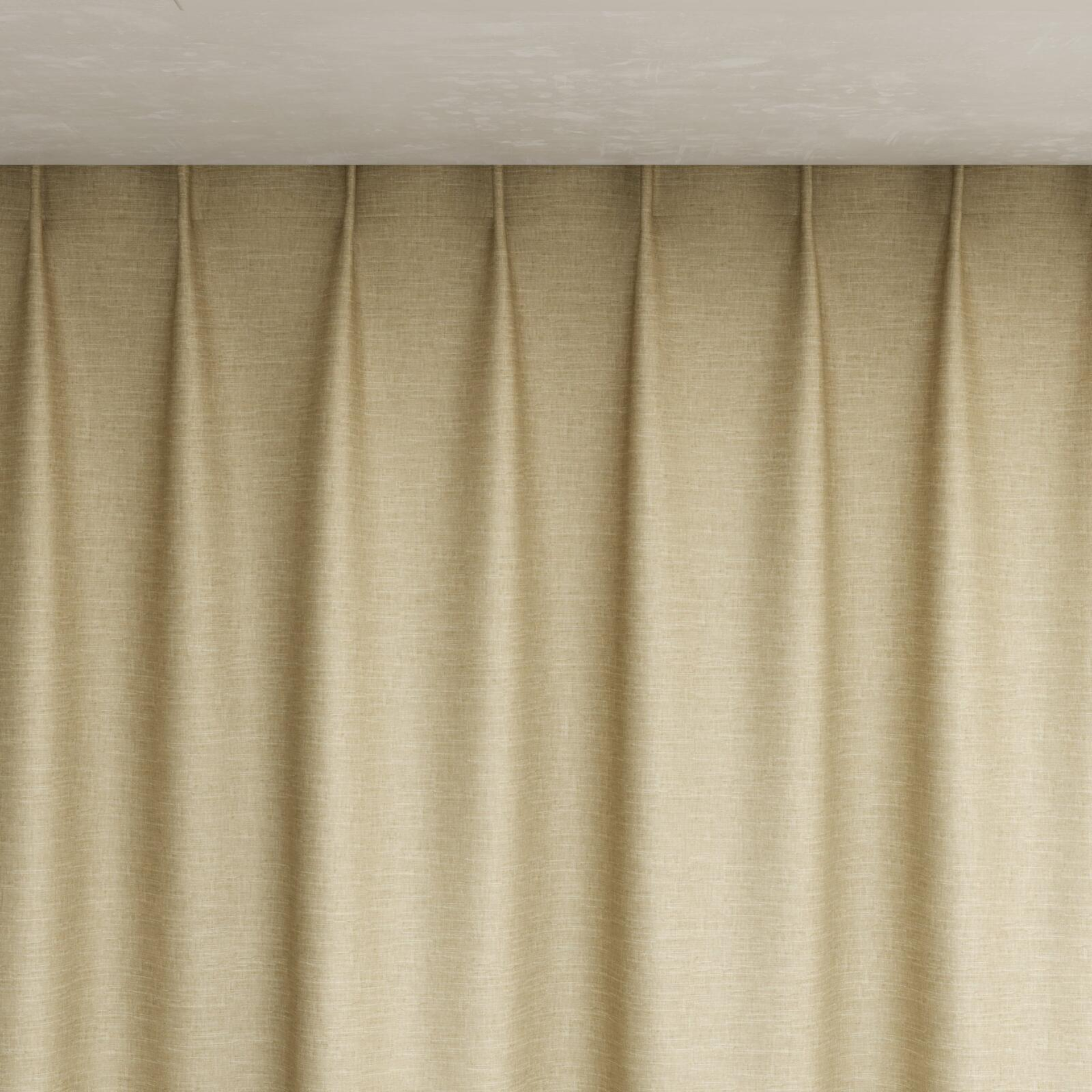 Top view of Tonto Seagrass, pinch pleat