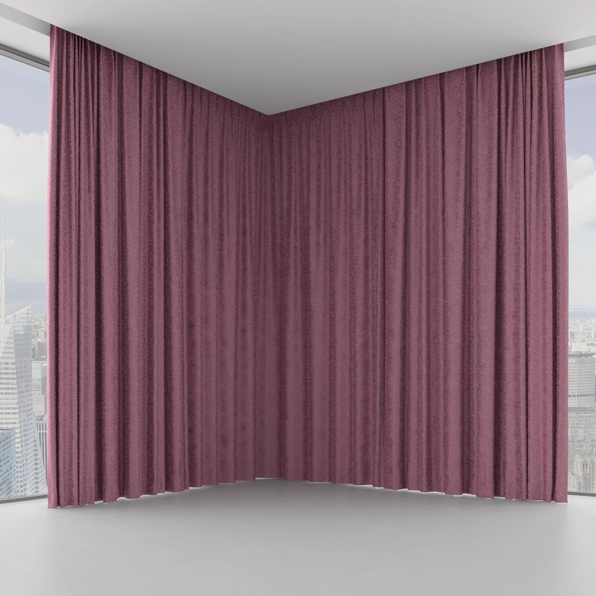 Front view of Brigadier Plum, on hidden rail