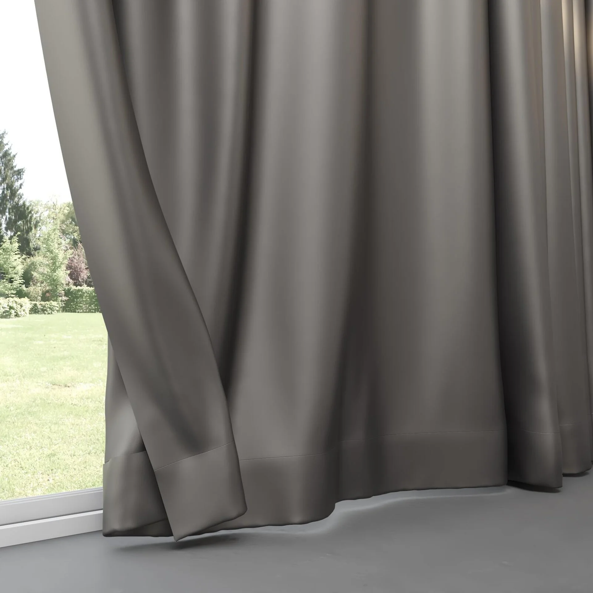 Bottom view of Moonbeam Iron, pinch pleat