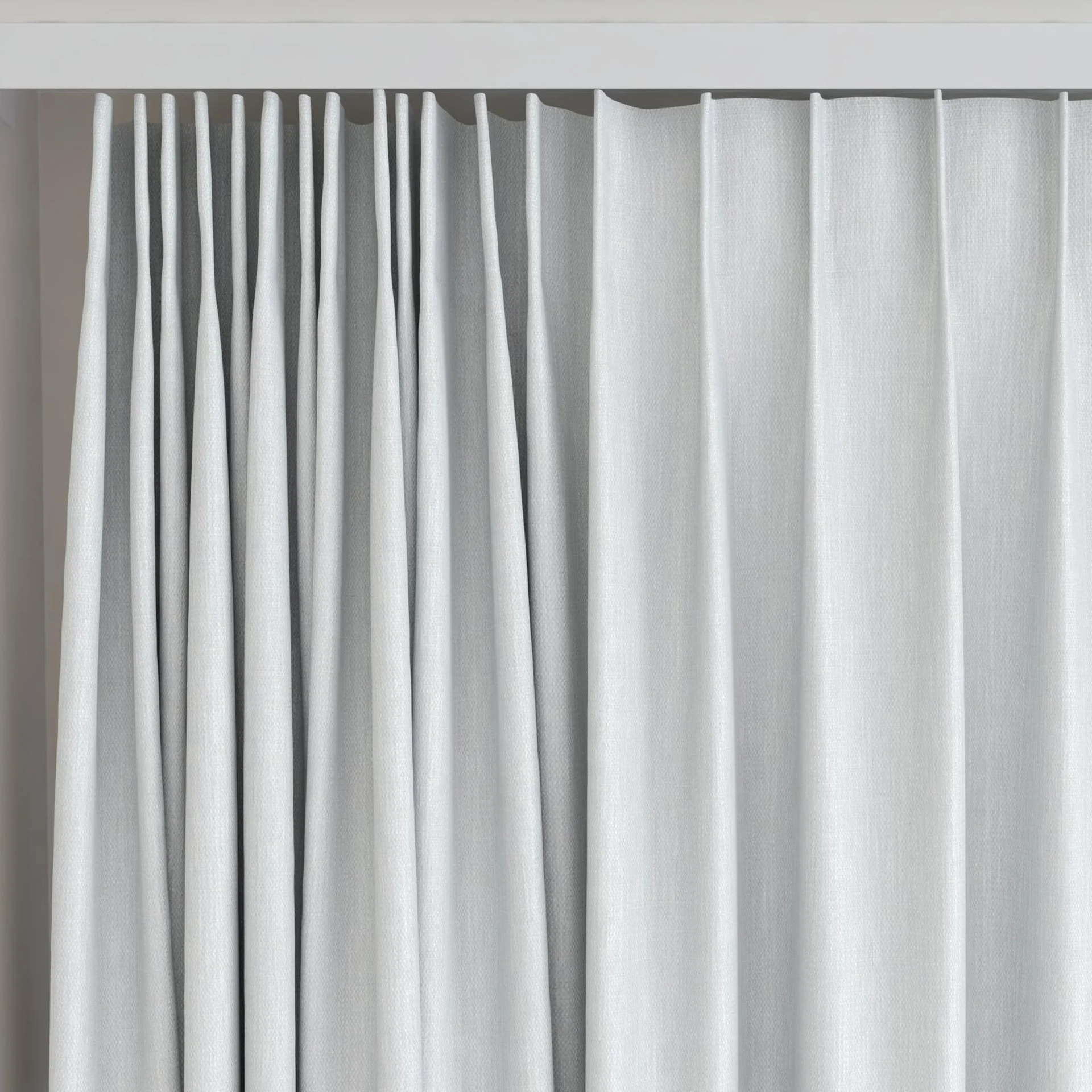 Top view of Cordoba Sky, on curtain rail