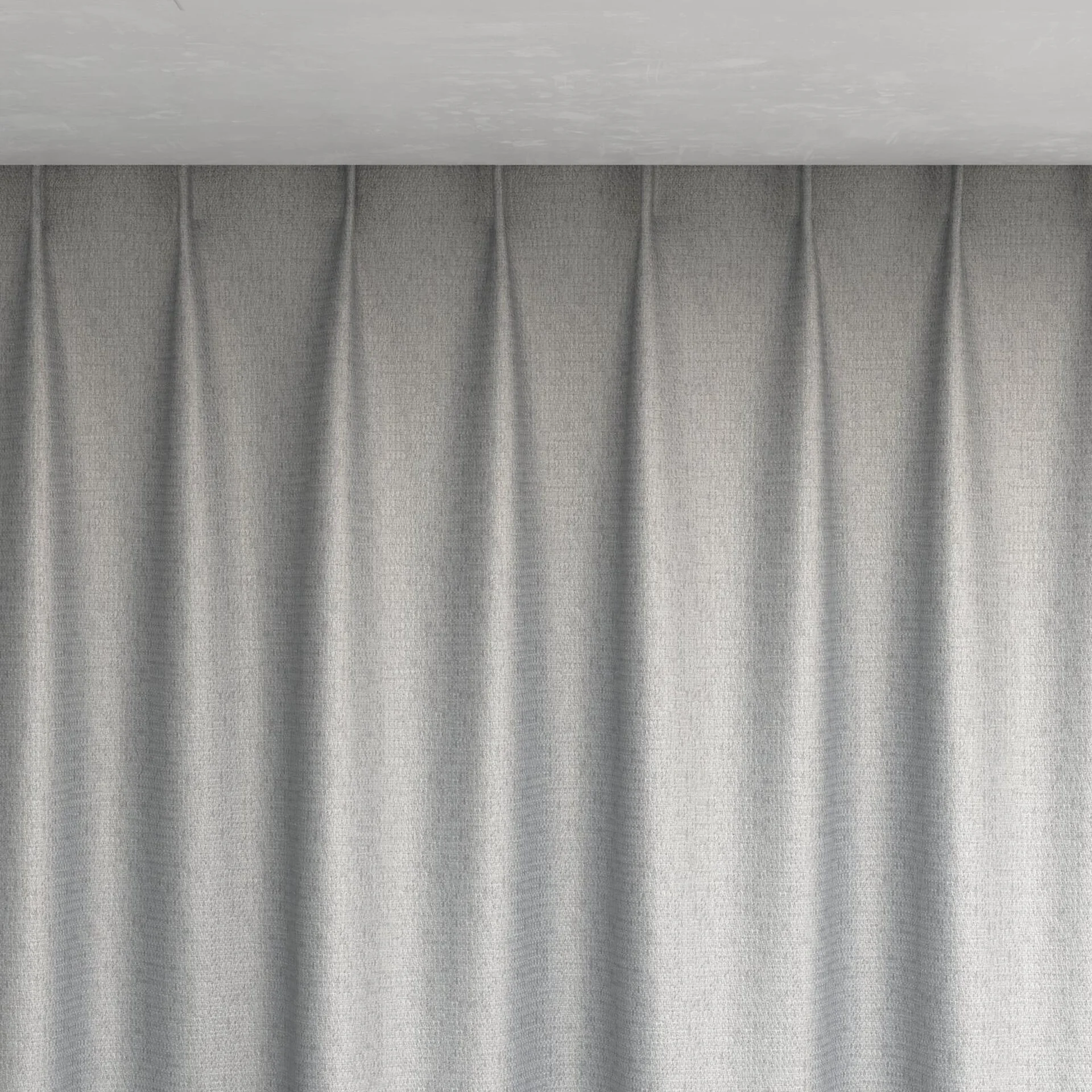 Top view of Kennedy II Blackout Oyster, pinch pleat