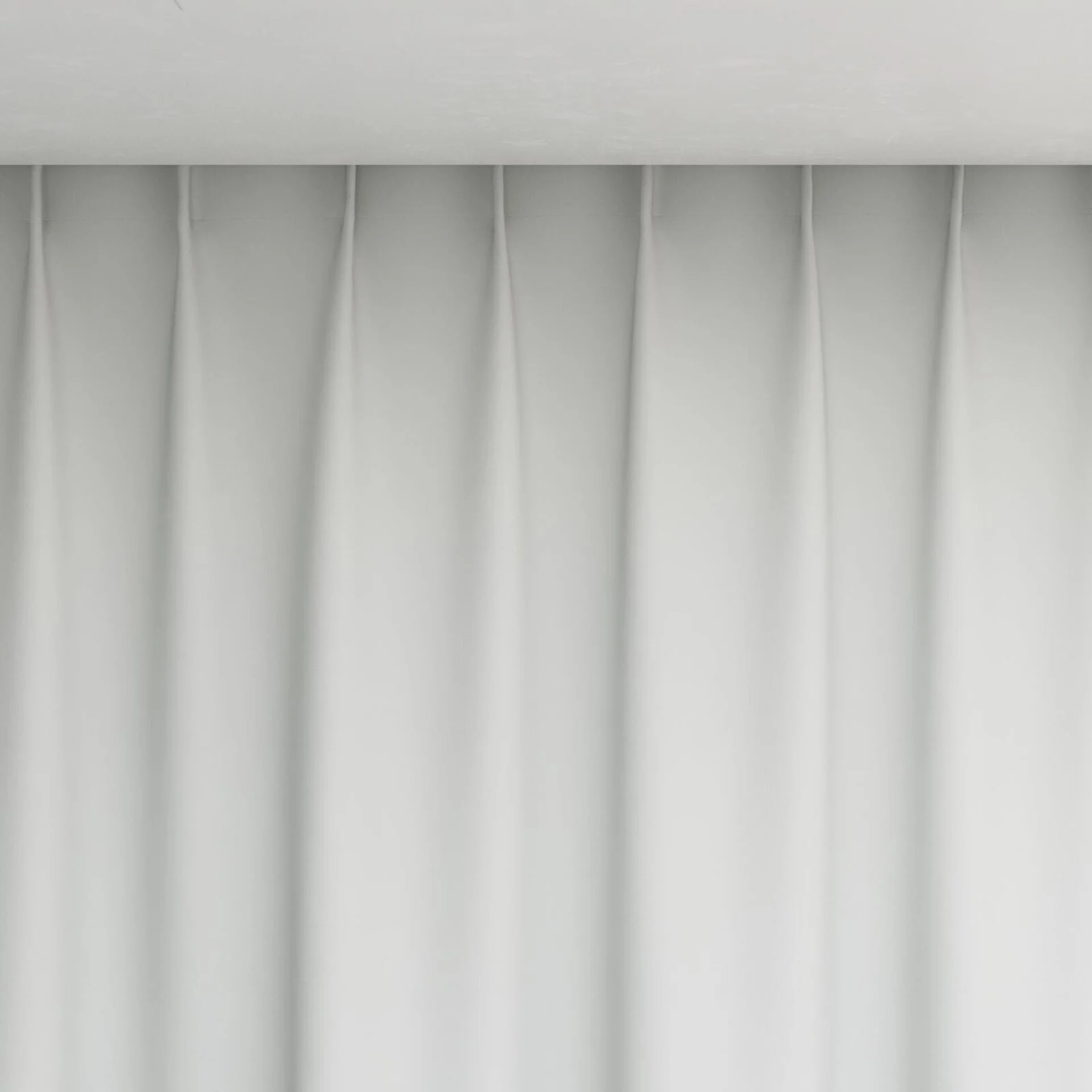 Top view of Darkness Pearl, pinch pleat