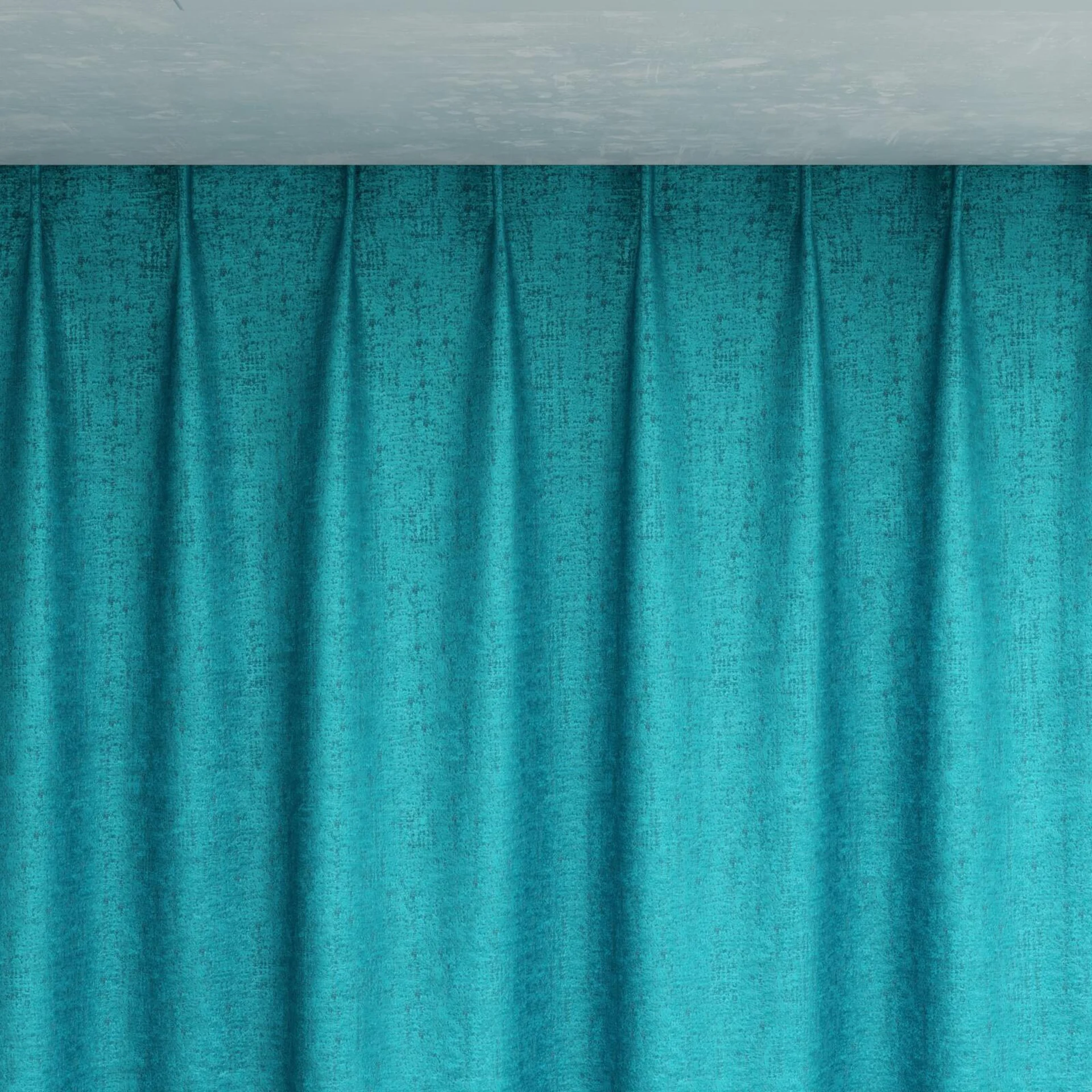 Top view of Hug Turquoize, pinch pleat