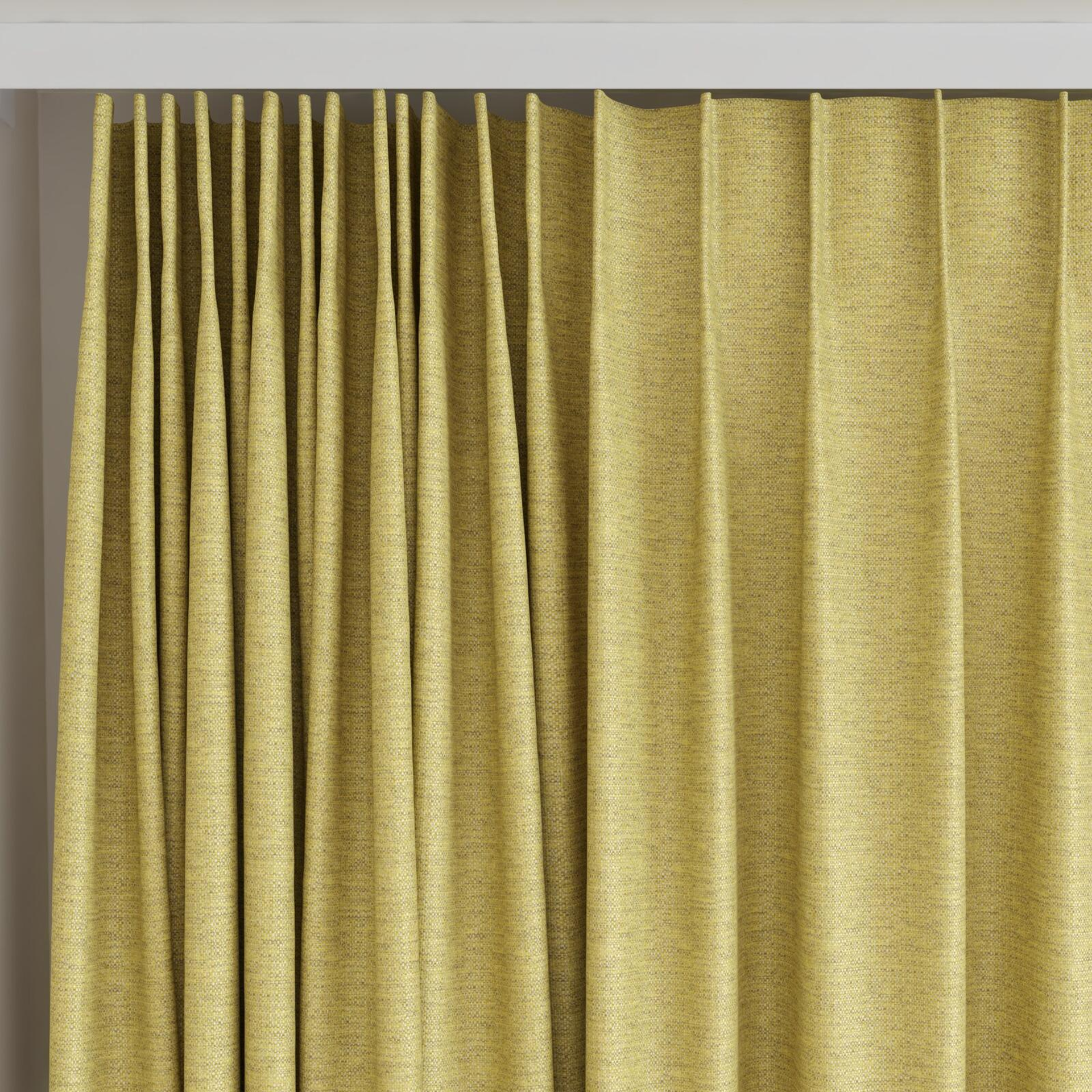 Top view of Bravo Pineapple, on curtain rail