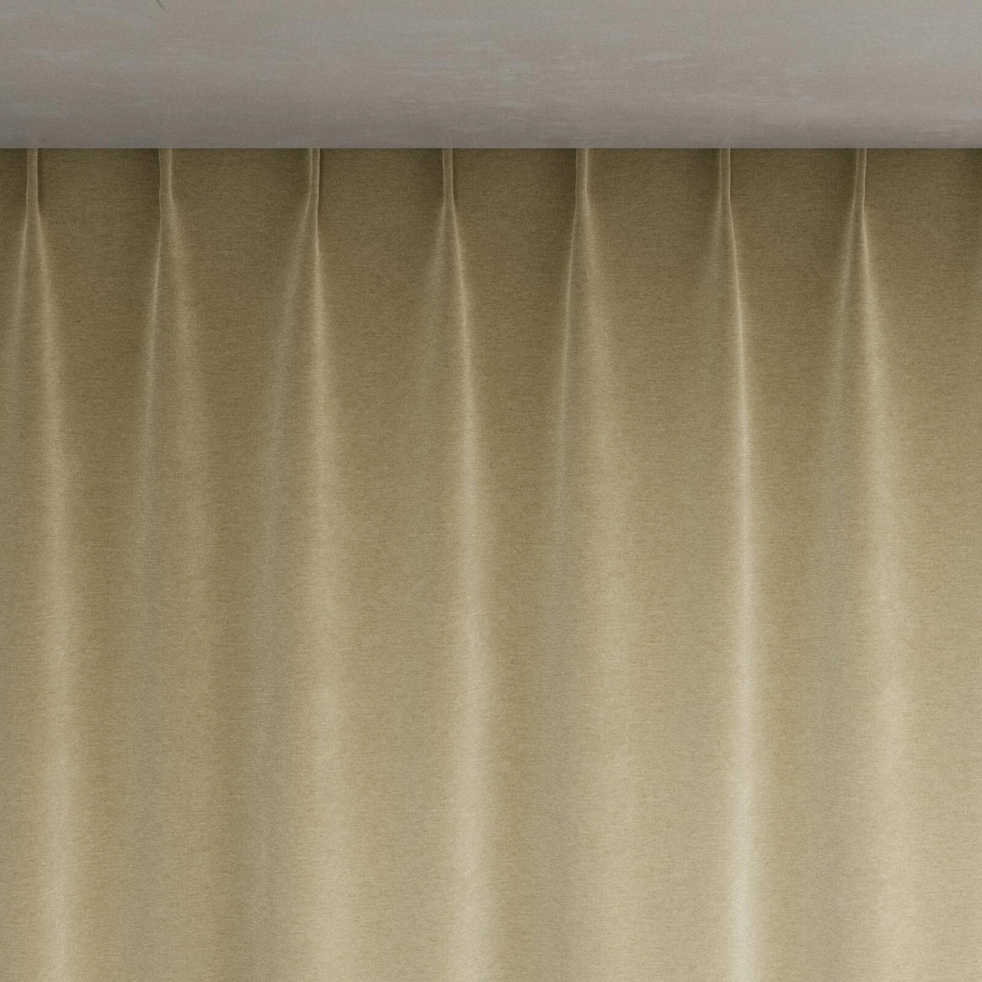 Top view of Geneva Linen, pinch pleat