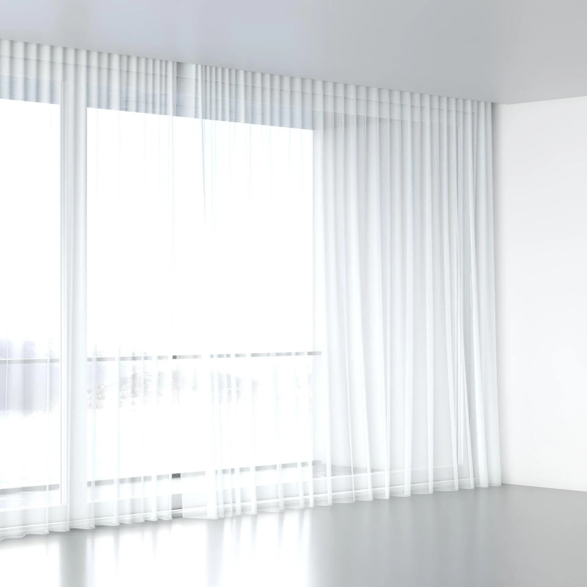 Full view of Malaga Salt, wave pleat
