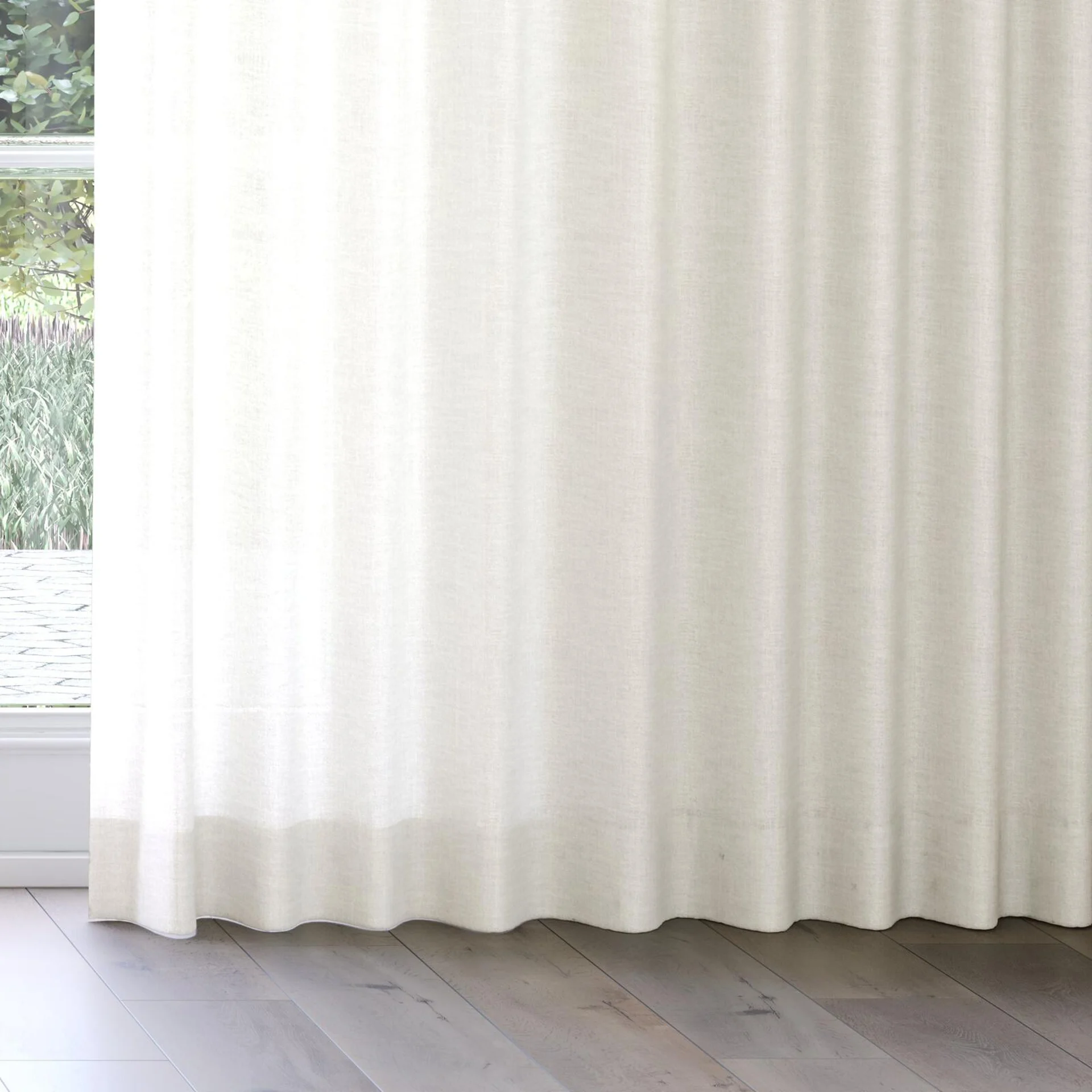 Bottom view of Motion Sesame, on curtain rail