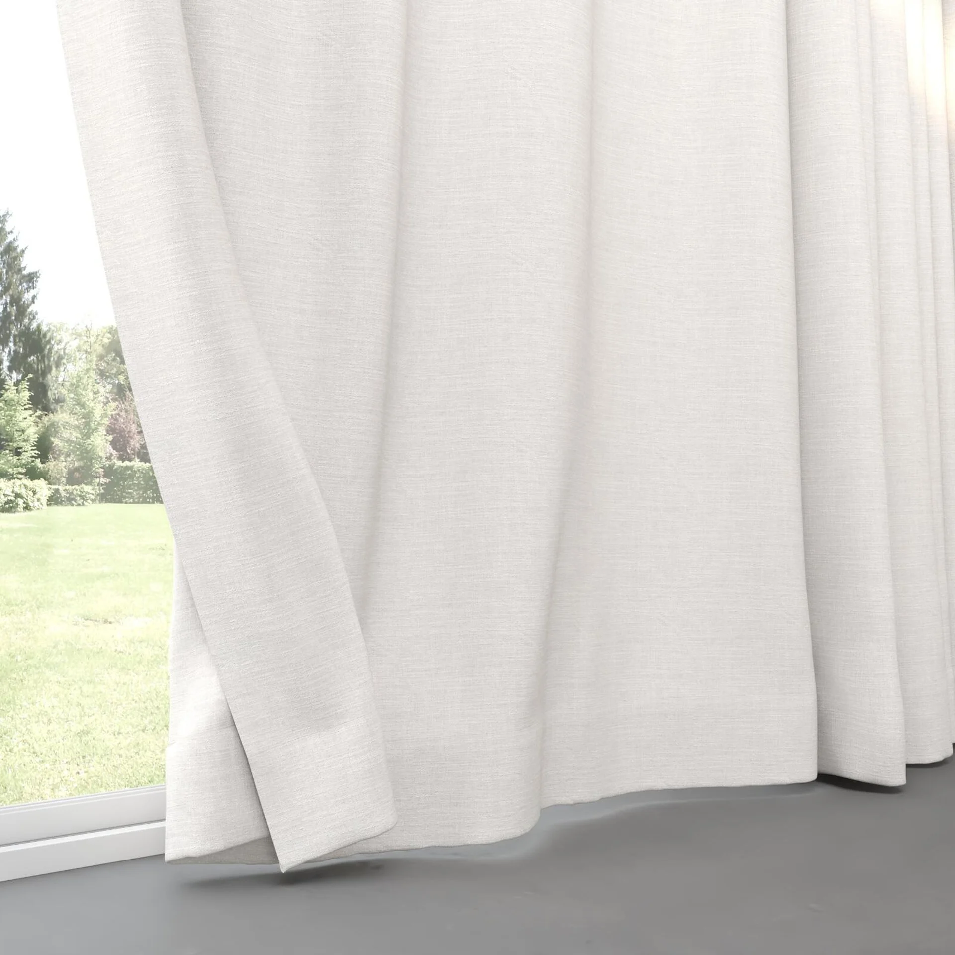Bottom view of Envoy 2 Chino 320cm, pinch pleat