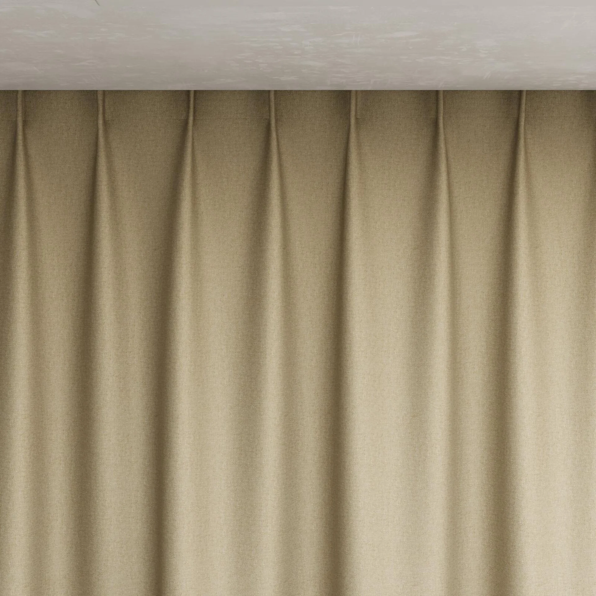 Top view of Grove Sand, pinch pleat