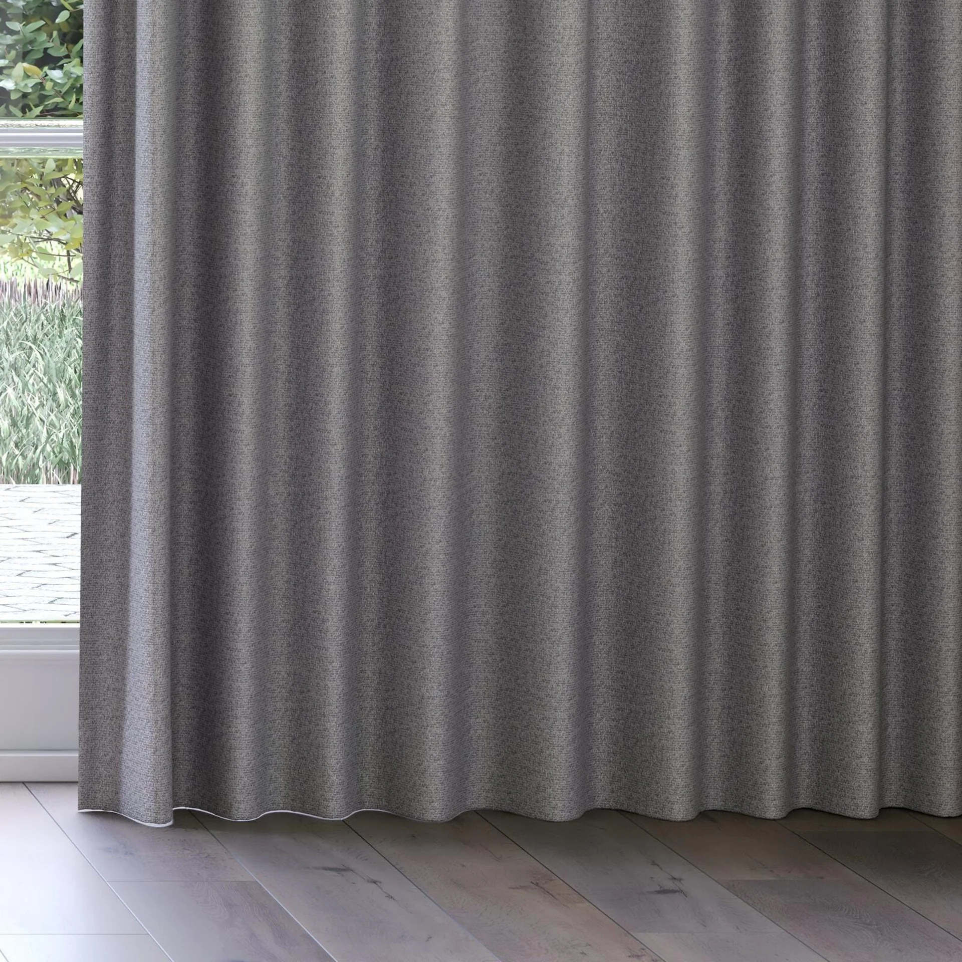 Bottom view of Sabik Rhodium, on curtain rail