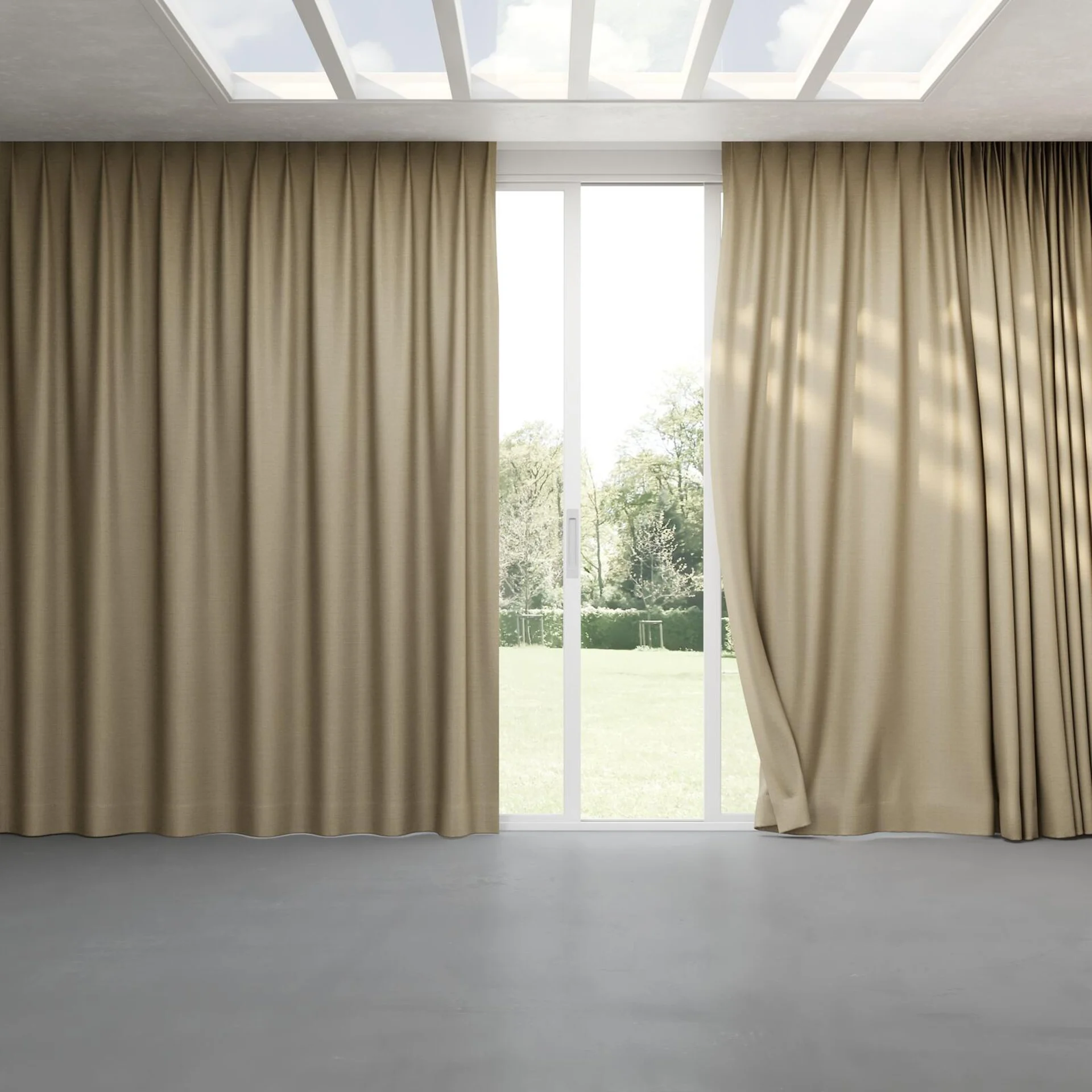 Full view of Linex Fossil, pinch pleat
