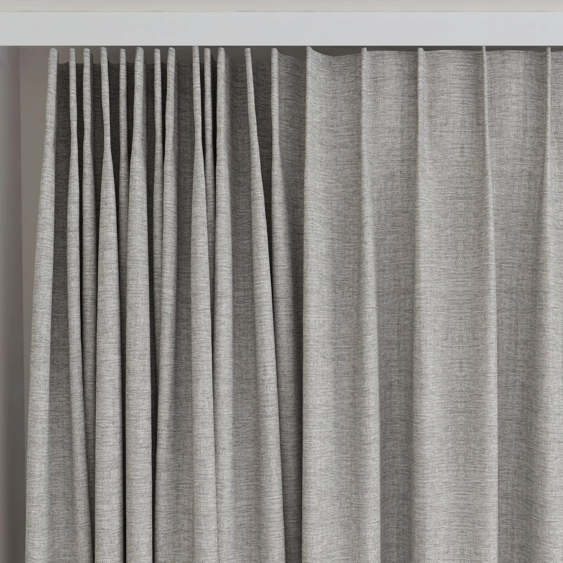 Top view of Chatham Seascape, on curtain rail