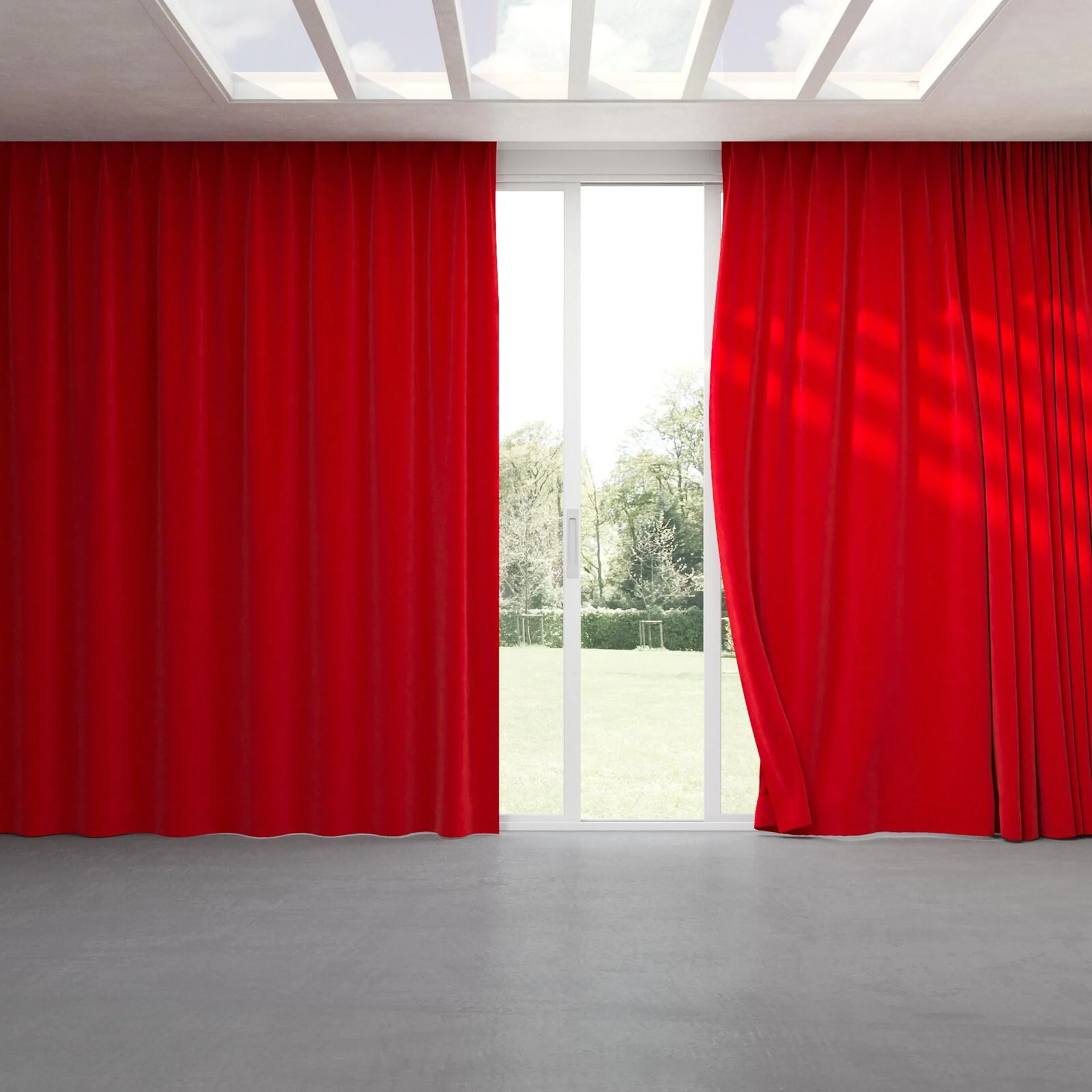 Full view of Vienna Carmen, pinch pleat