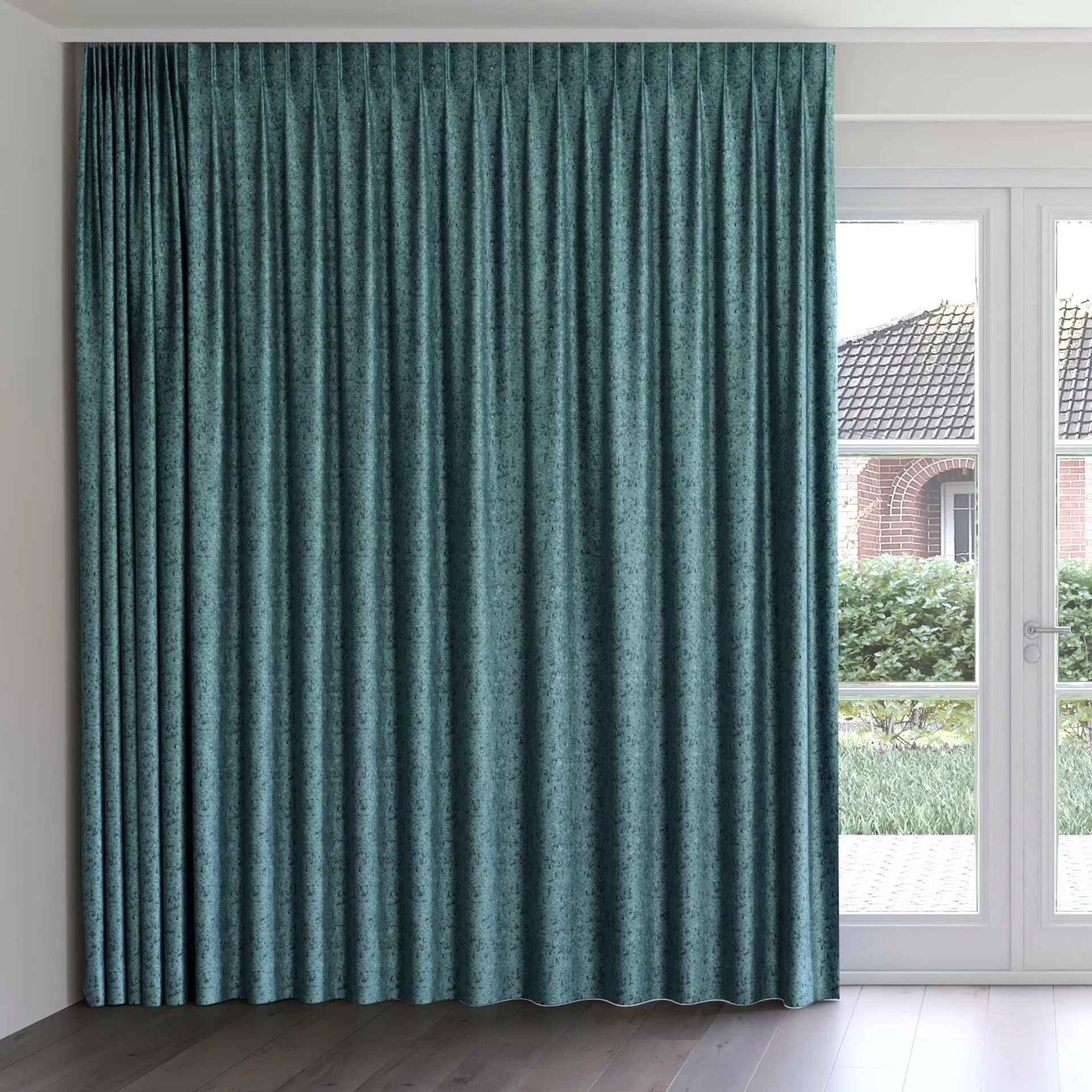 Front view of Opera Scuba, on curtain rail