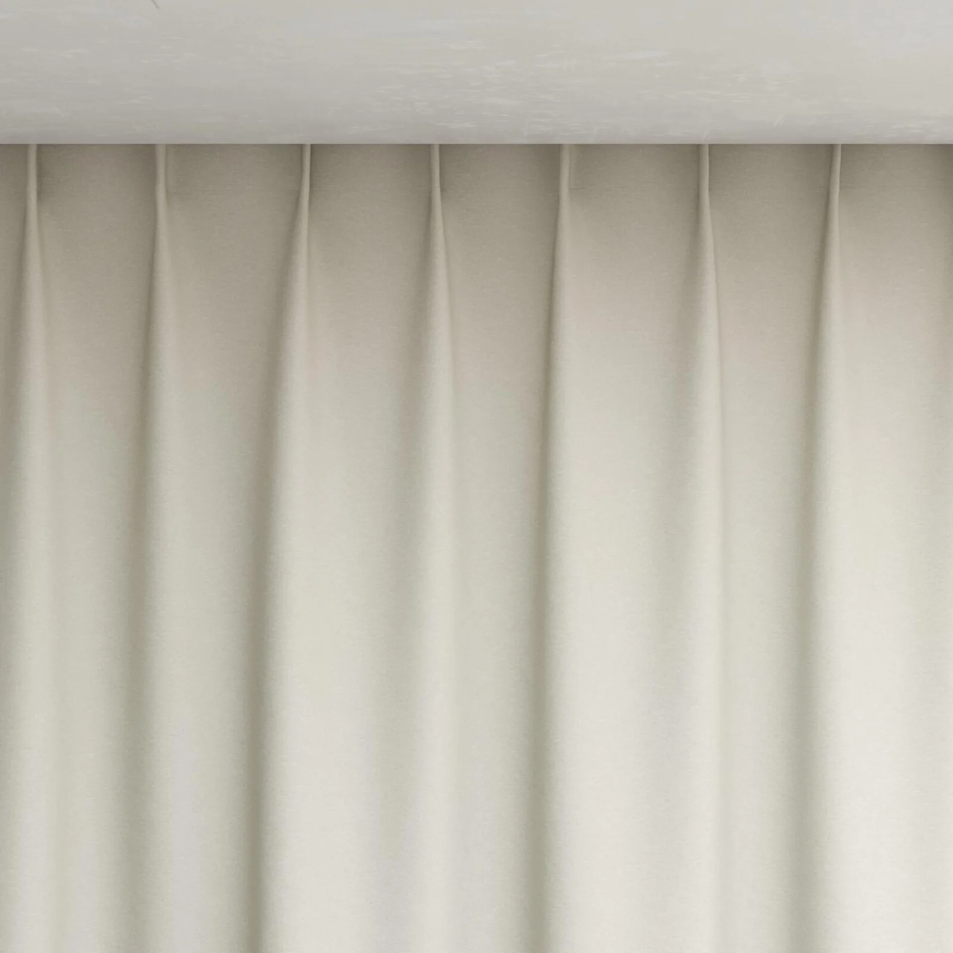 Top view of Recharge Wool, pinch pleat