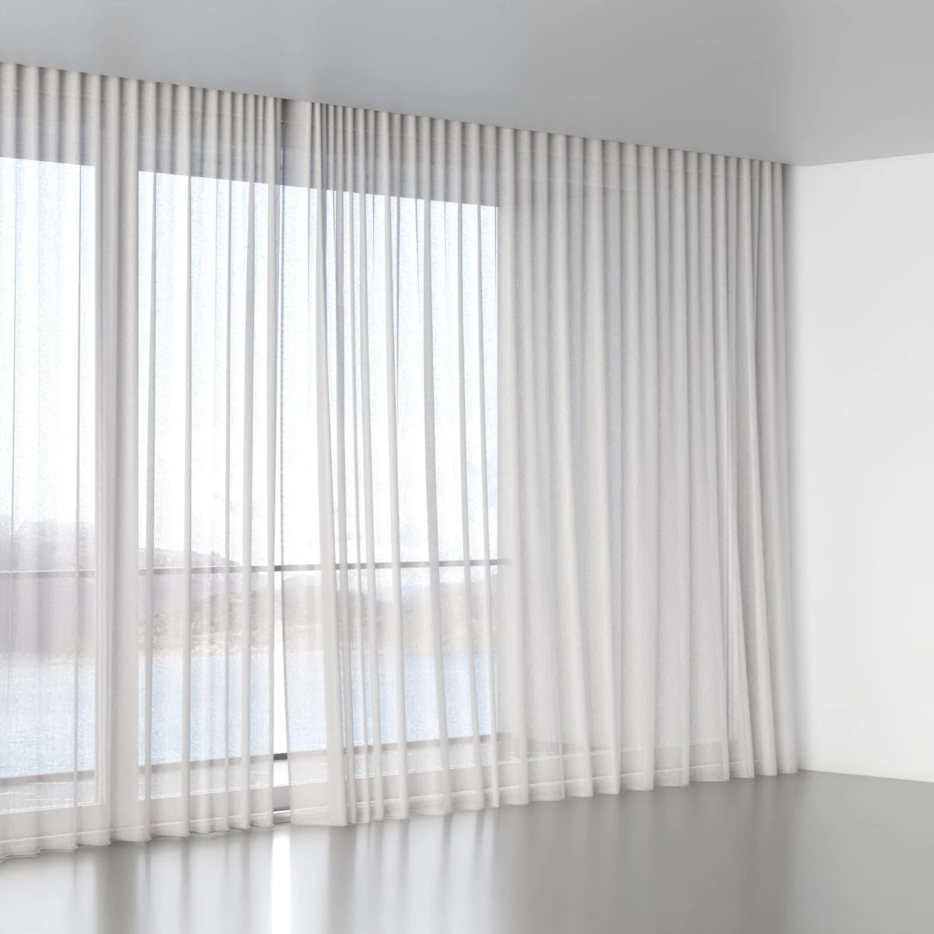 Full view of Laconia Air Mist, wave pleat