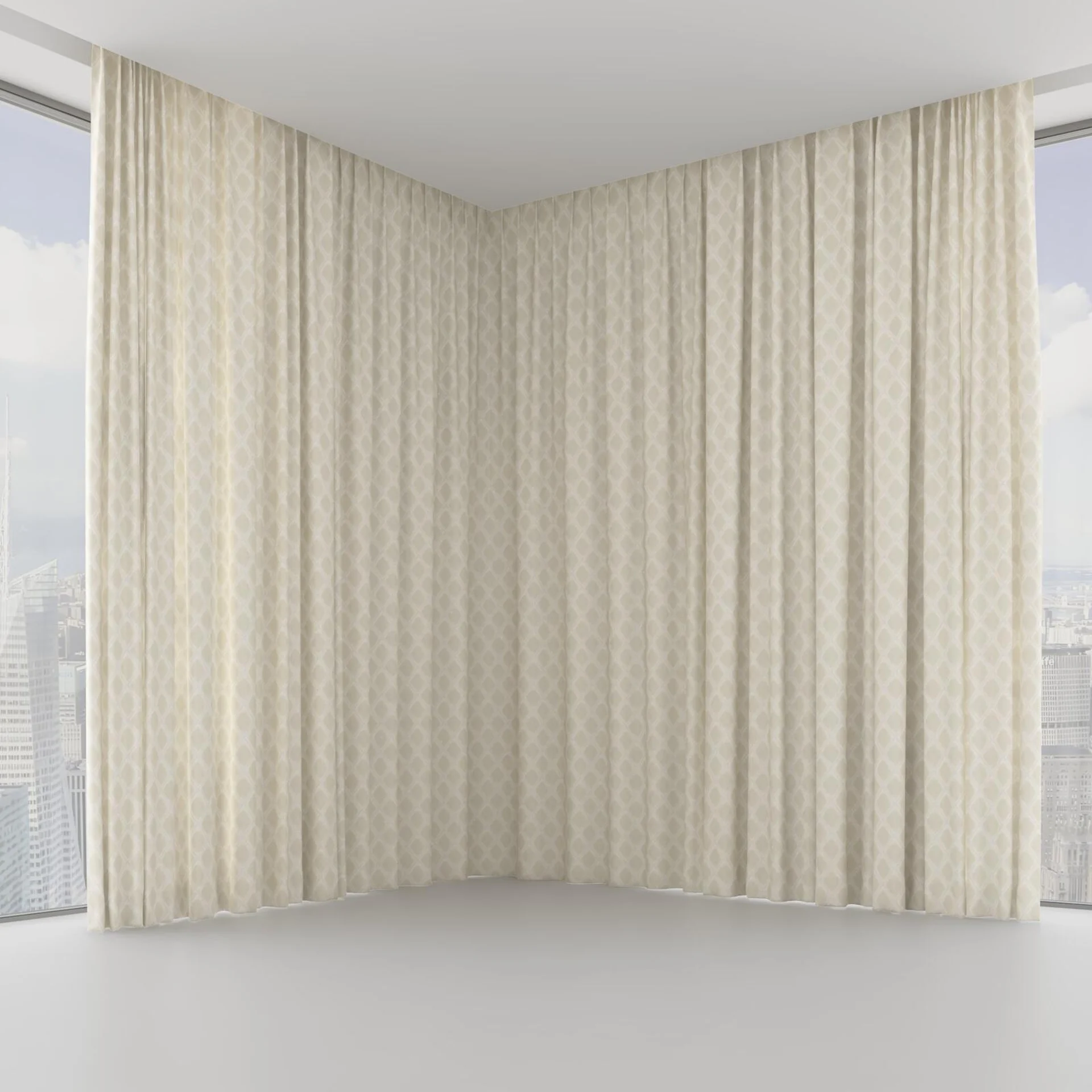 Front view of Pantheon Angora, on hidden rail