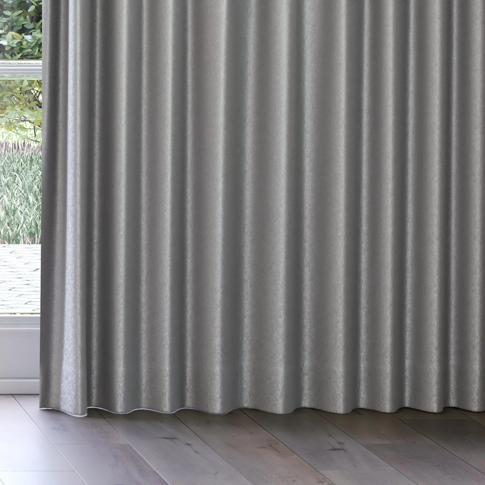 Bottom view of Recharge Dove, on curtain rail