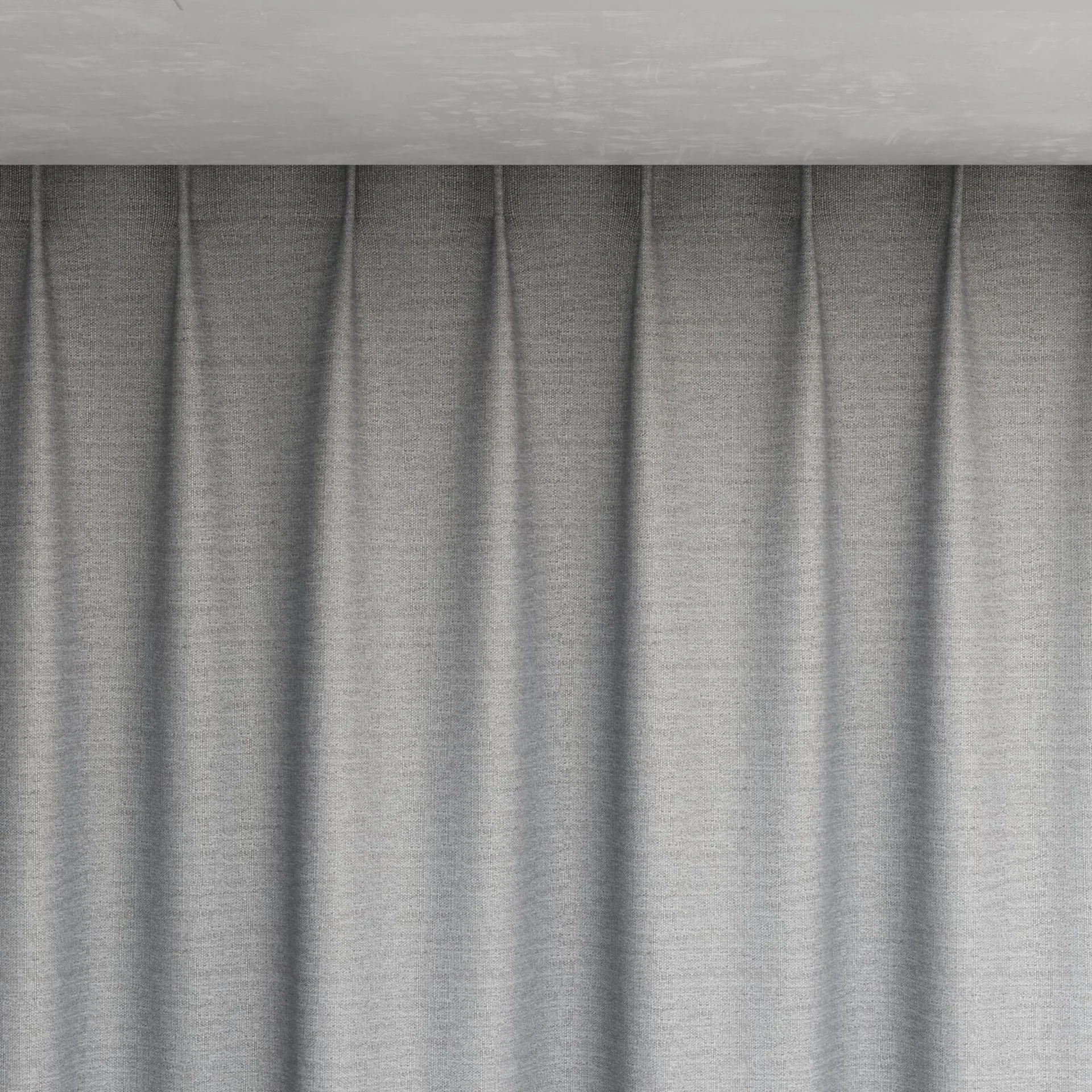 Top view of Linex Sterling, pinch pleat