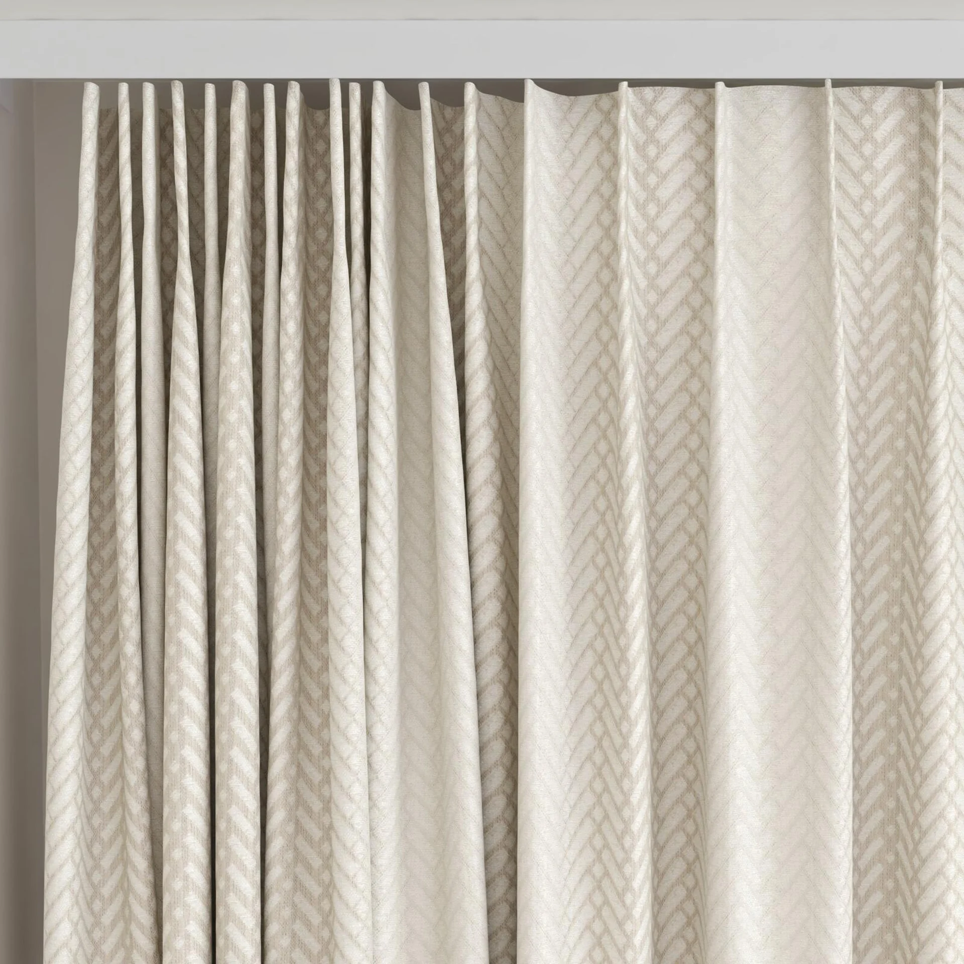 Top view of Laneway Dune, on curtain rail