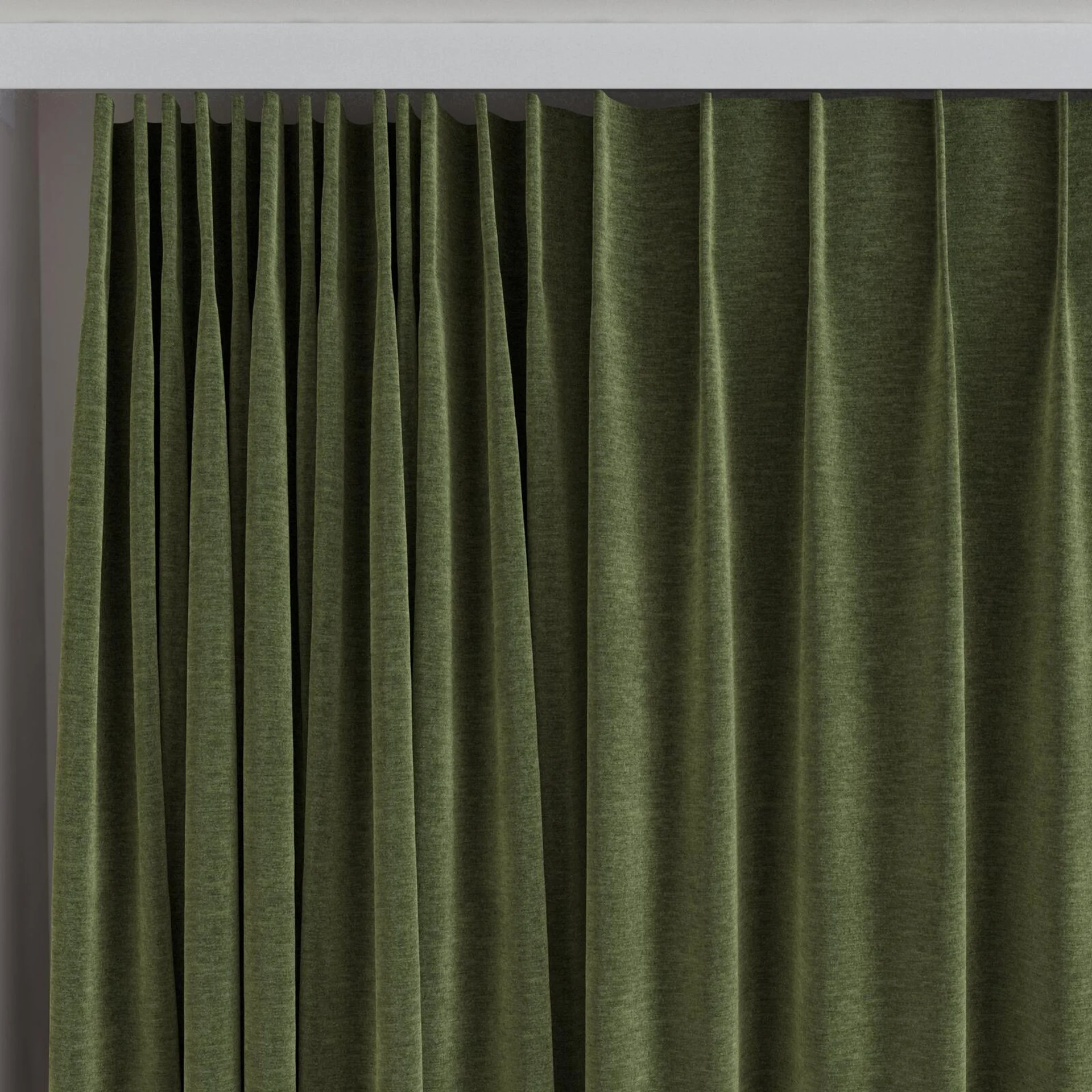 Top view of Geneva Forest, on curtain rail