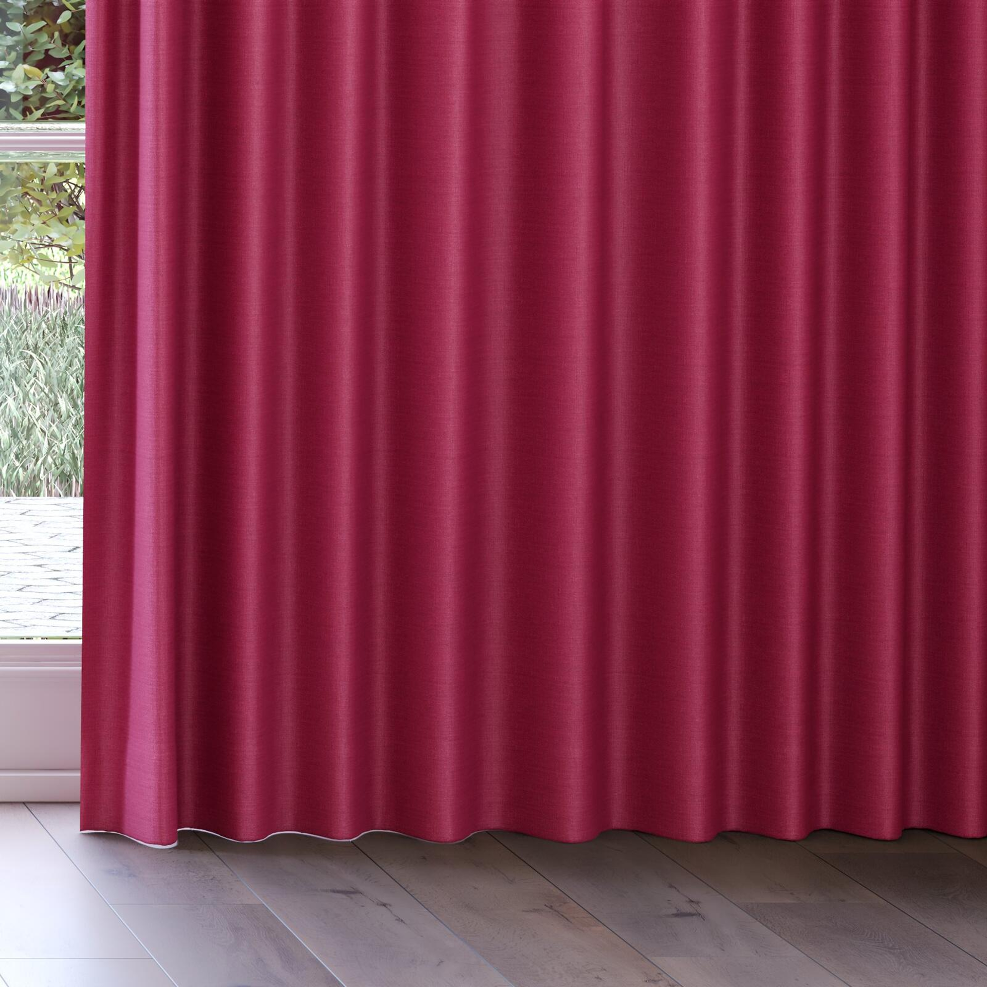 Bottom view of Linex Peony, on curtain rail