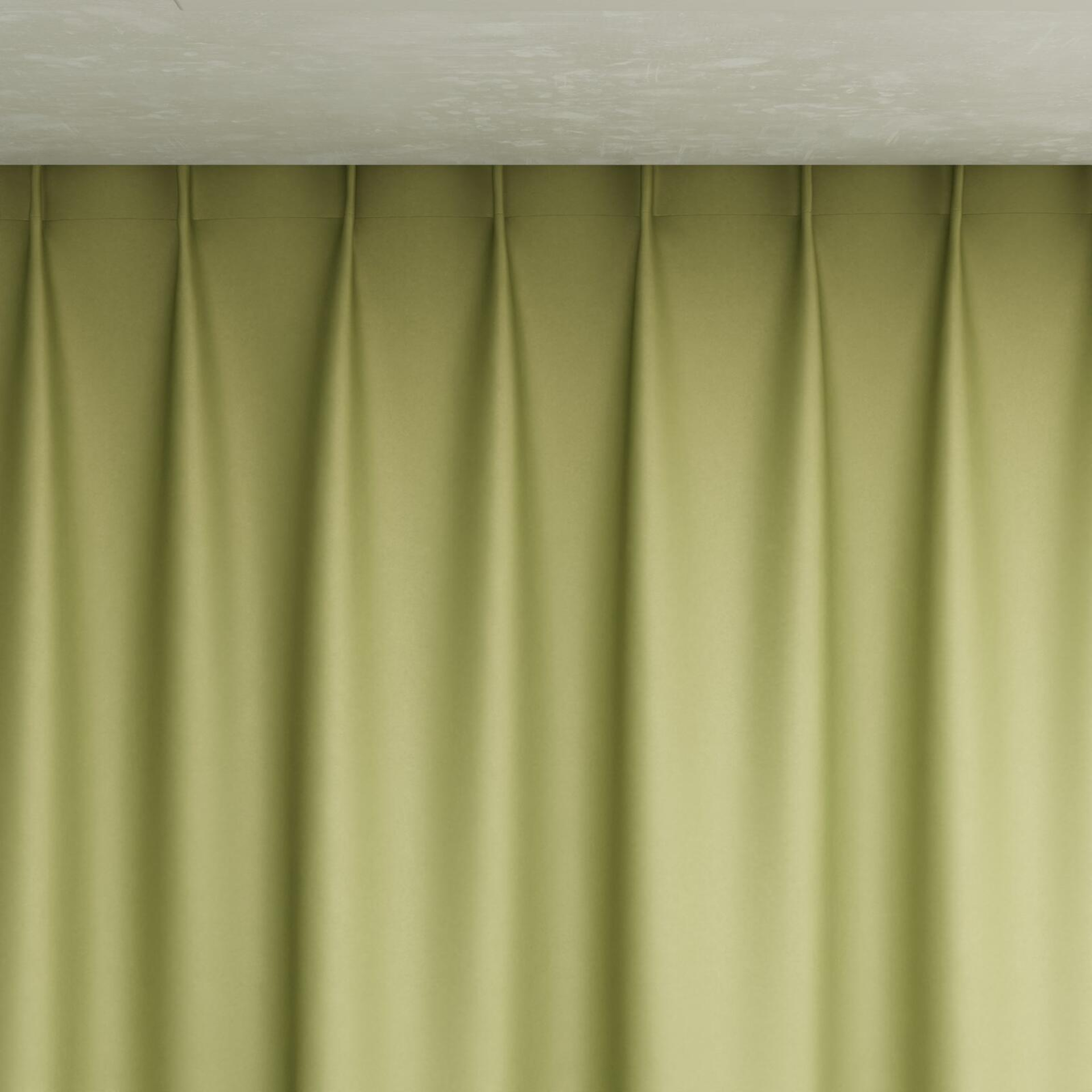 Top view of Re-Vive Leaf, pinch pleat