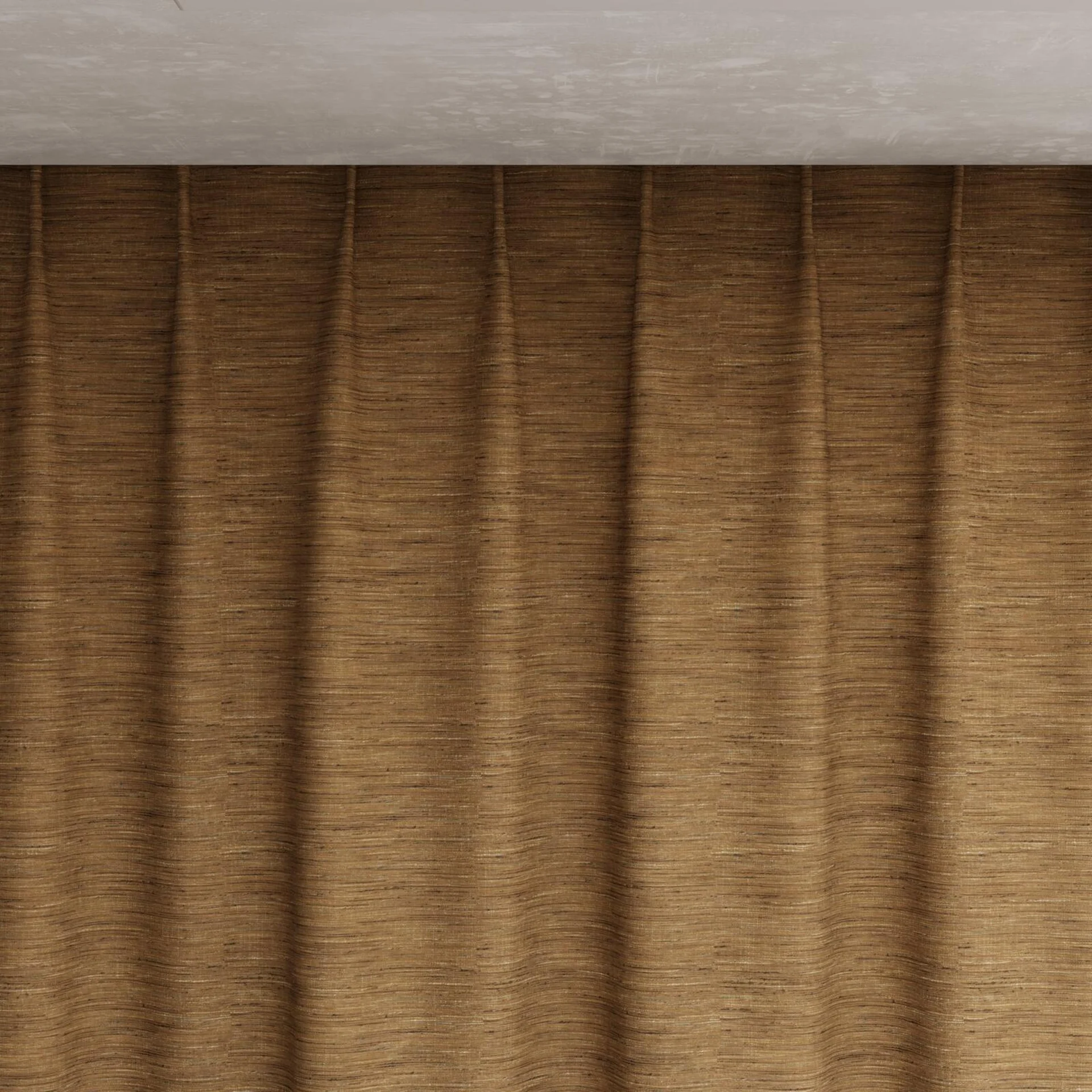 Top view of Venus Almond, pinch pleat
