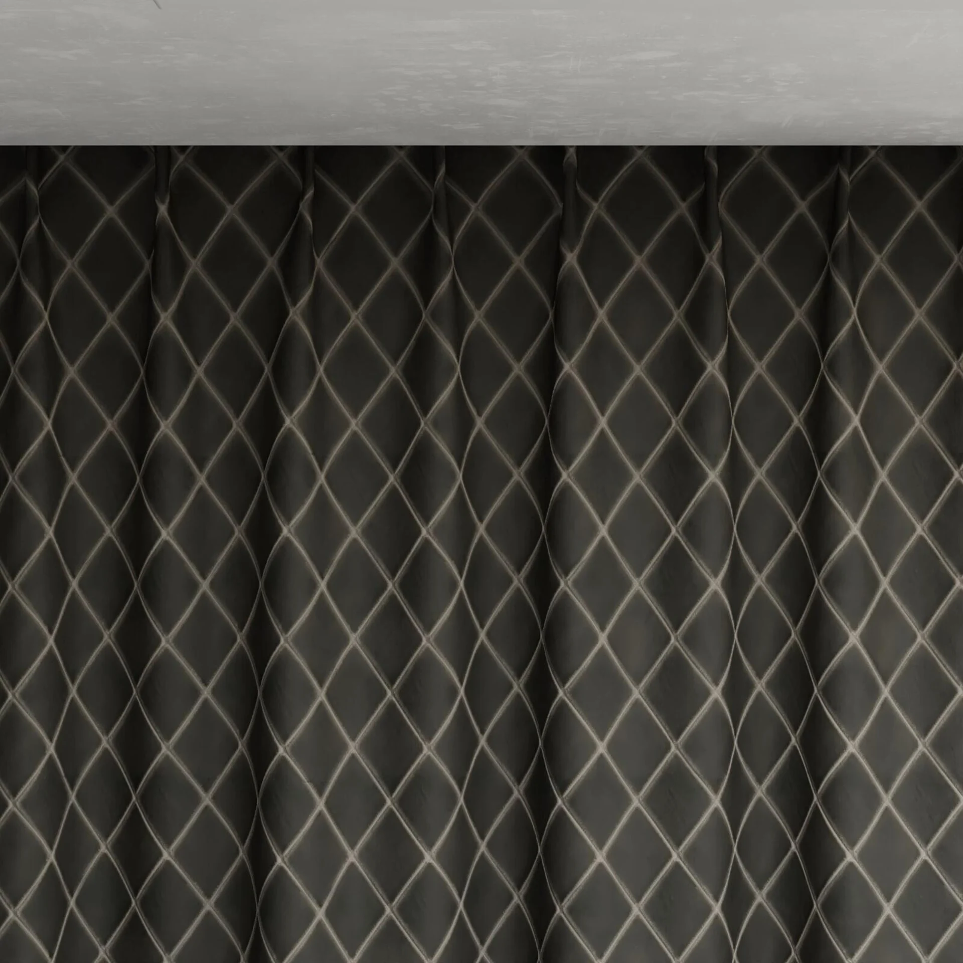 Top view of Pantheon Pinecone, pinch pleat