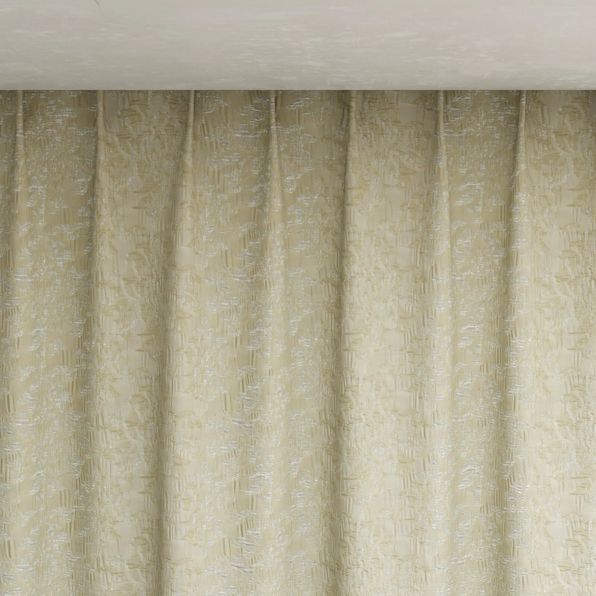 Top view of Objet Papyrus, pinch pleat