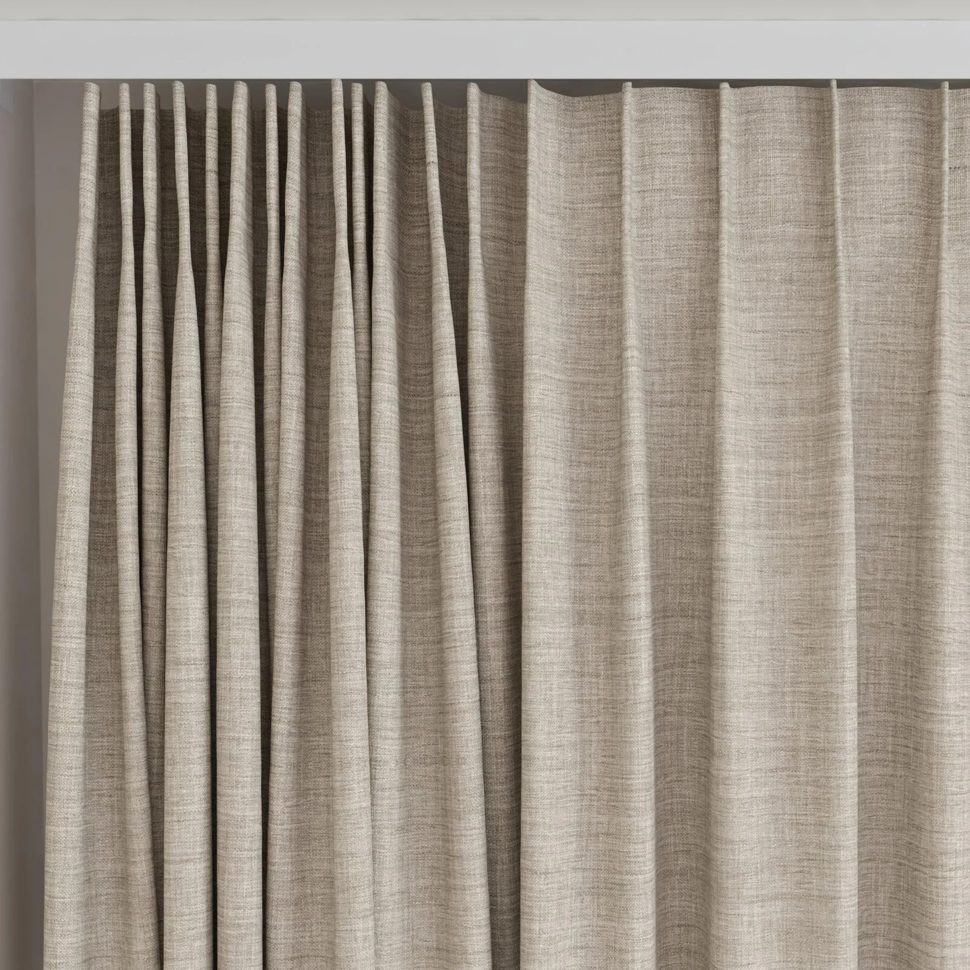 Top view of Chatham Rope, on curtain rail