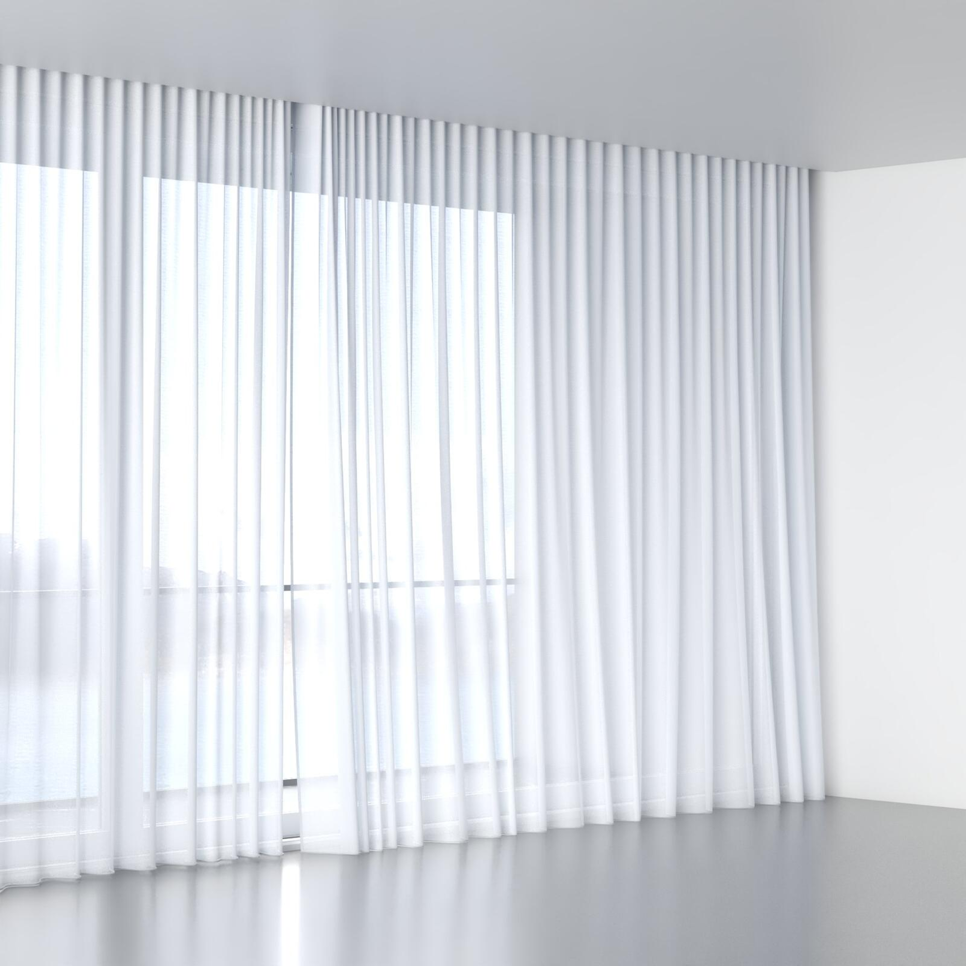 Full view of Sunlight Silver, wave pleat