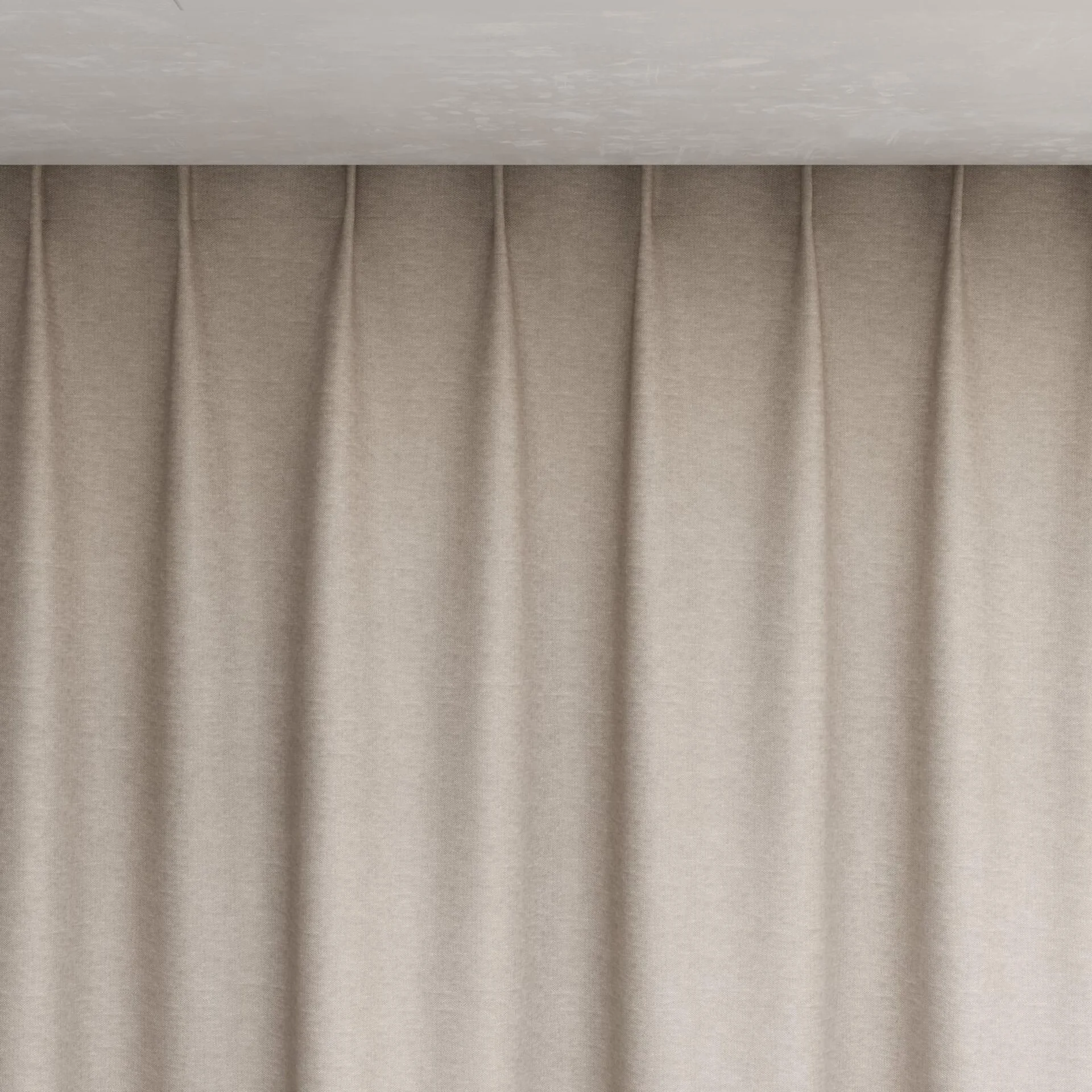 Top view of Goa Shadow, pinch pleat