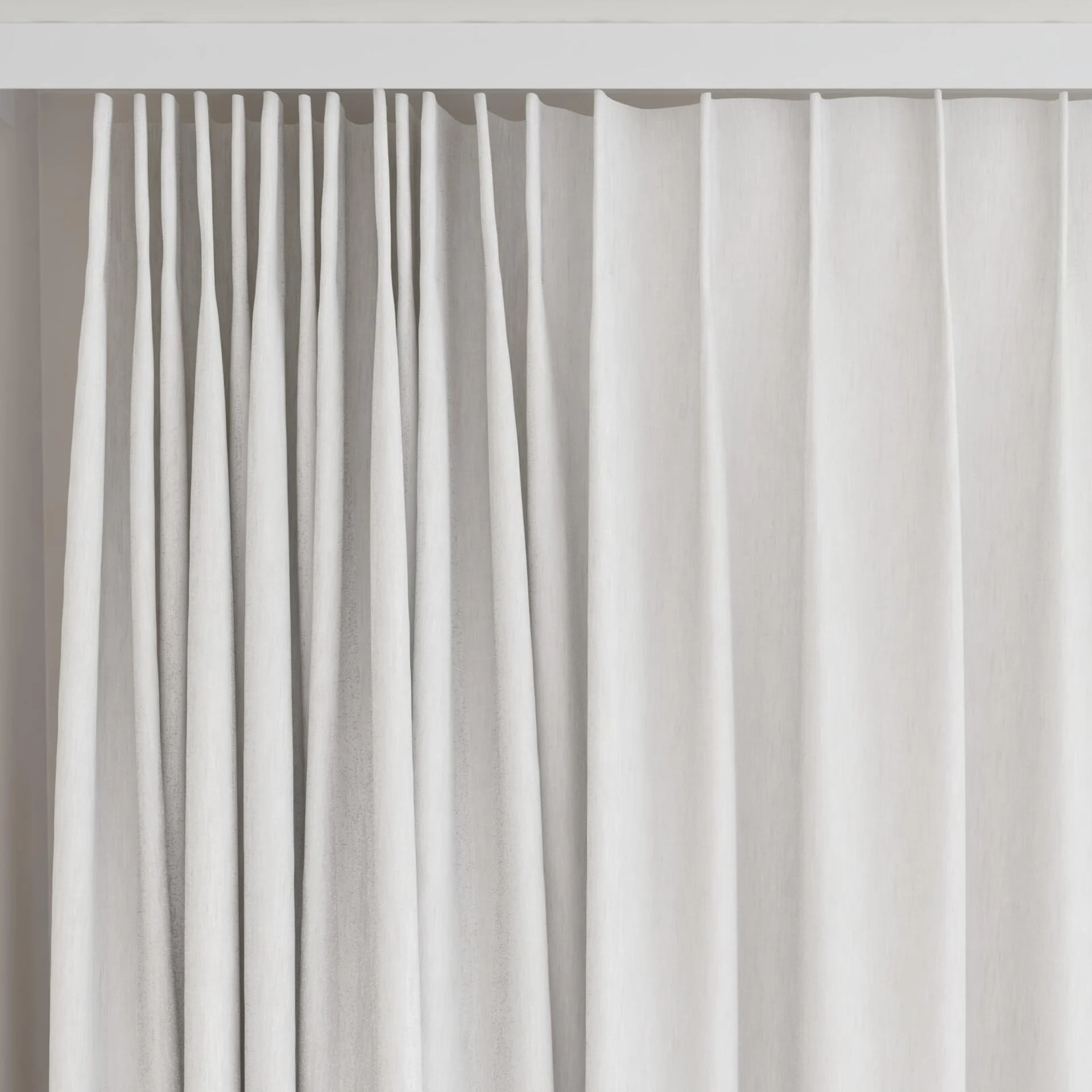 Top view of Balance Cloud, on curtain rail